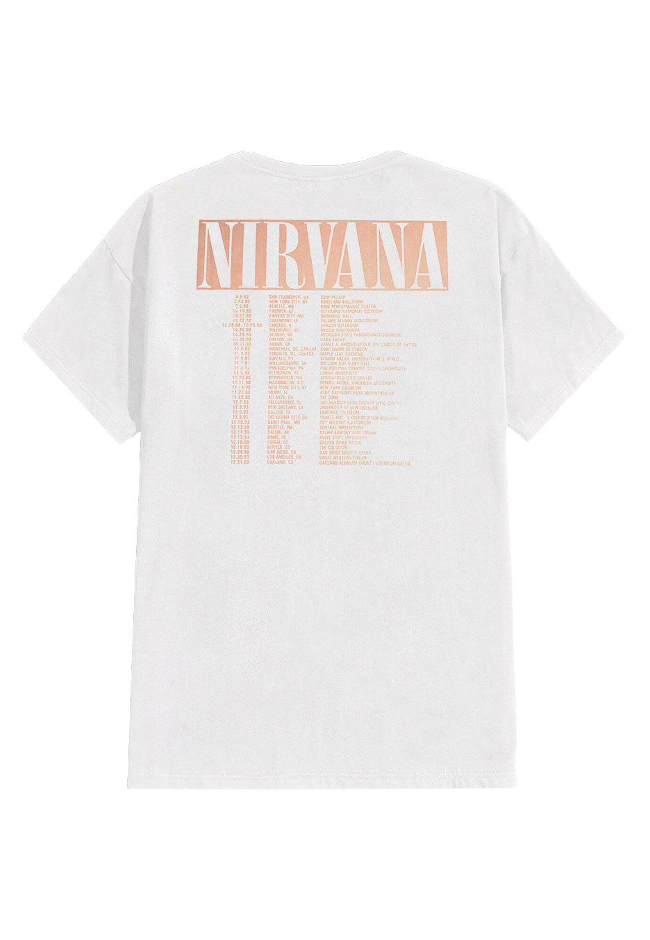 Nirvana: In Utero Tour T-shirt – StitchStreet.com