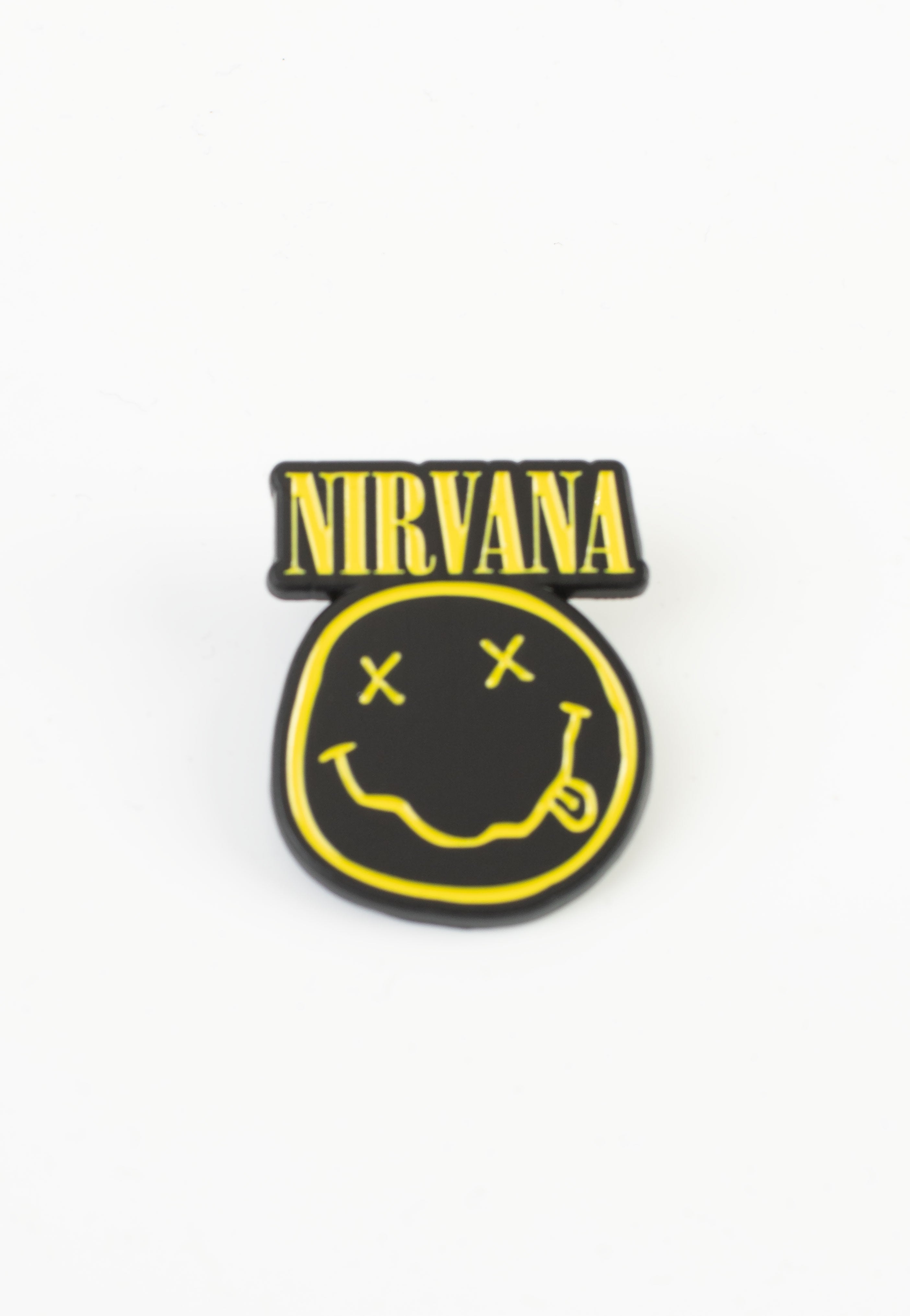Nirvana - Logo & Happy Face Cut-Out - Pin | Neutral-Image