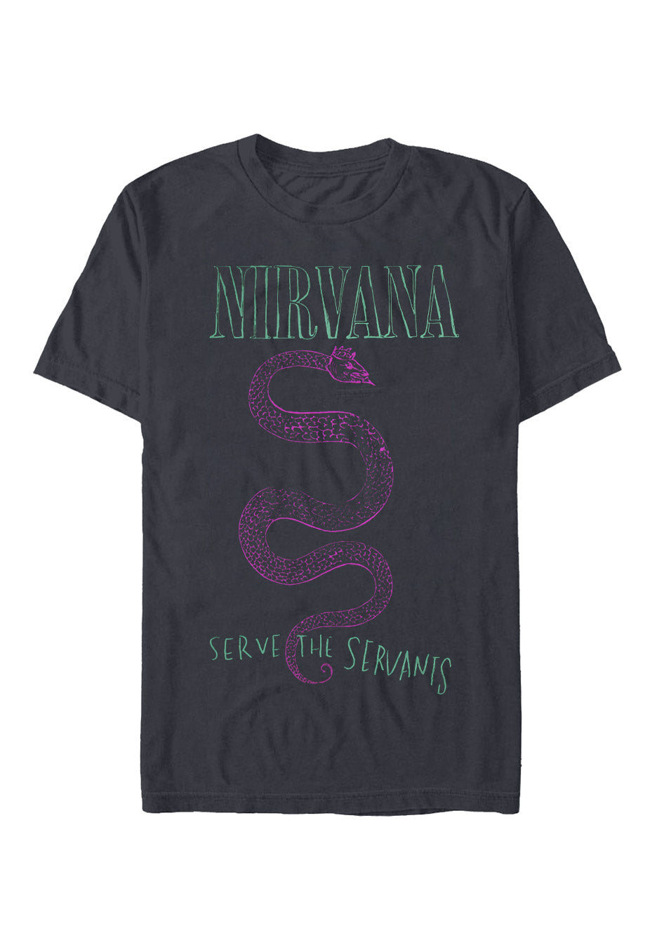 Nirvana - Serve The Serpense Charcoal - T-Shirt