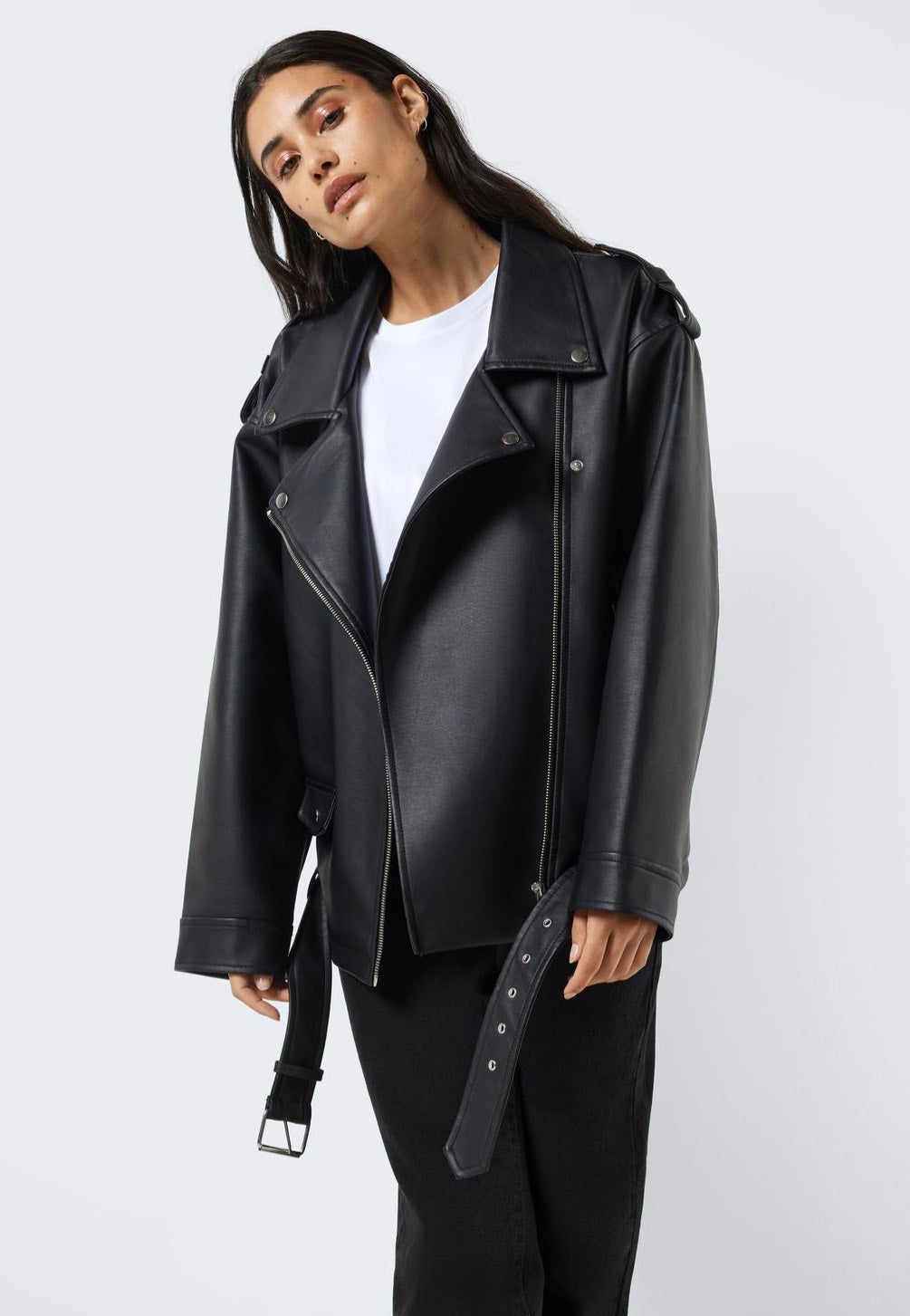 Noisy May - Paulina Oversize Biker Black - Jacket