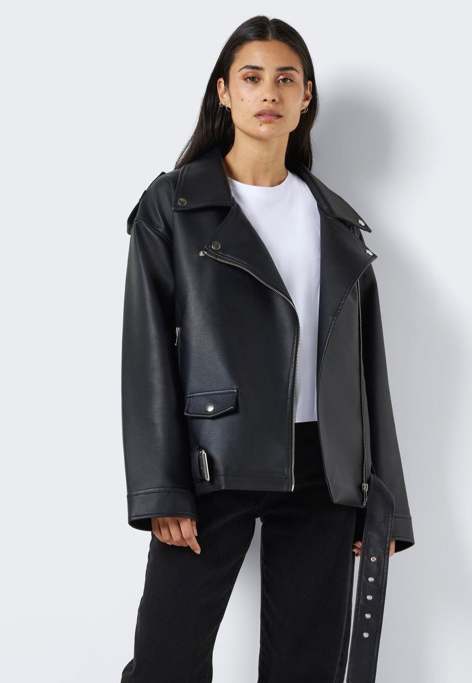 Noisy May - Paulina Oversize Biker Black - Jacket