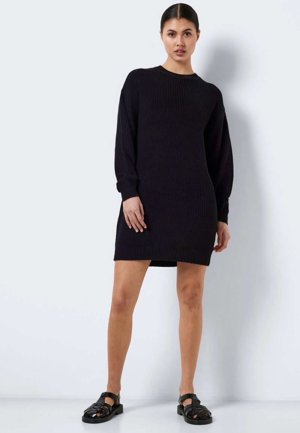 Noisy May - Maysa O Neck Black - Knit Dress