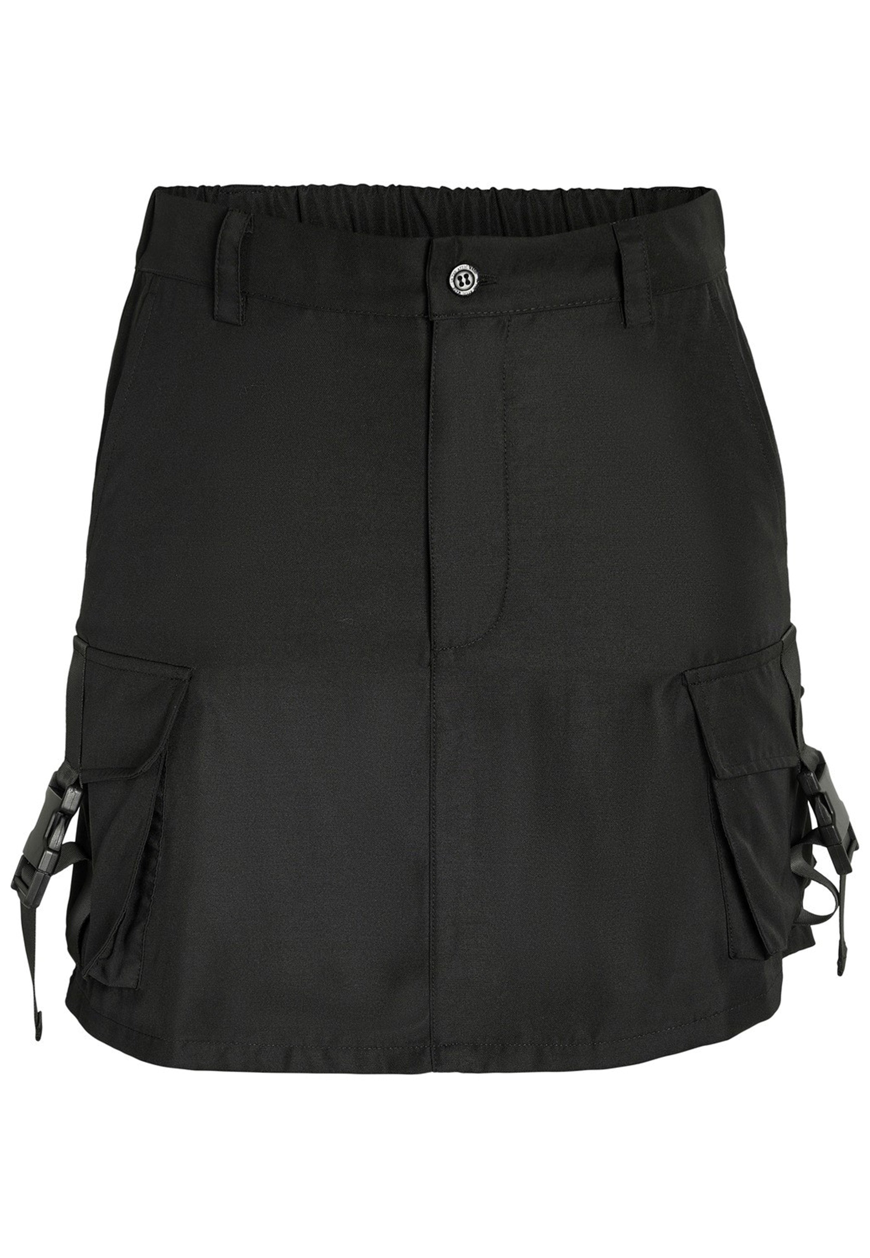 Noisy May - Irina Cargo Black Buckles - Skirt