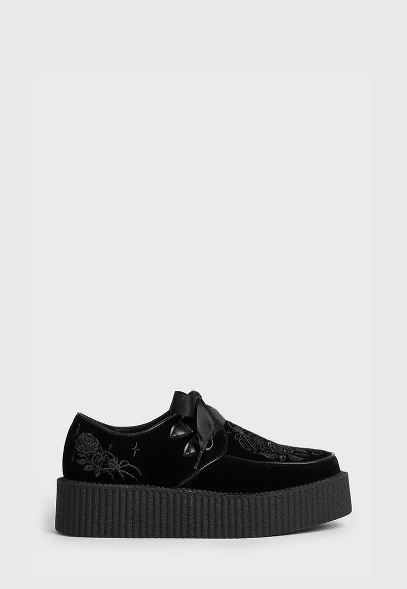 Killstar Nocturnal Creepers Black Girl Shoes