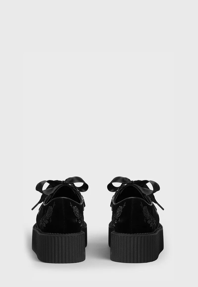 Killstar Nocturnal Creepers Black Girl Shoes