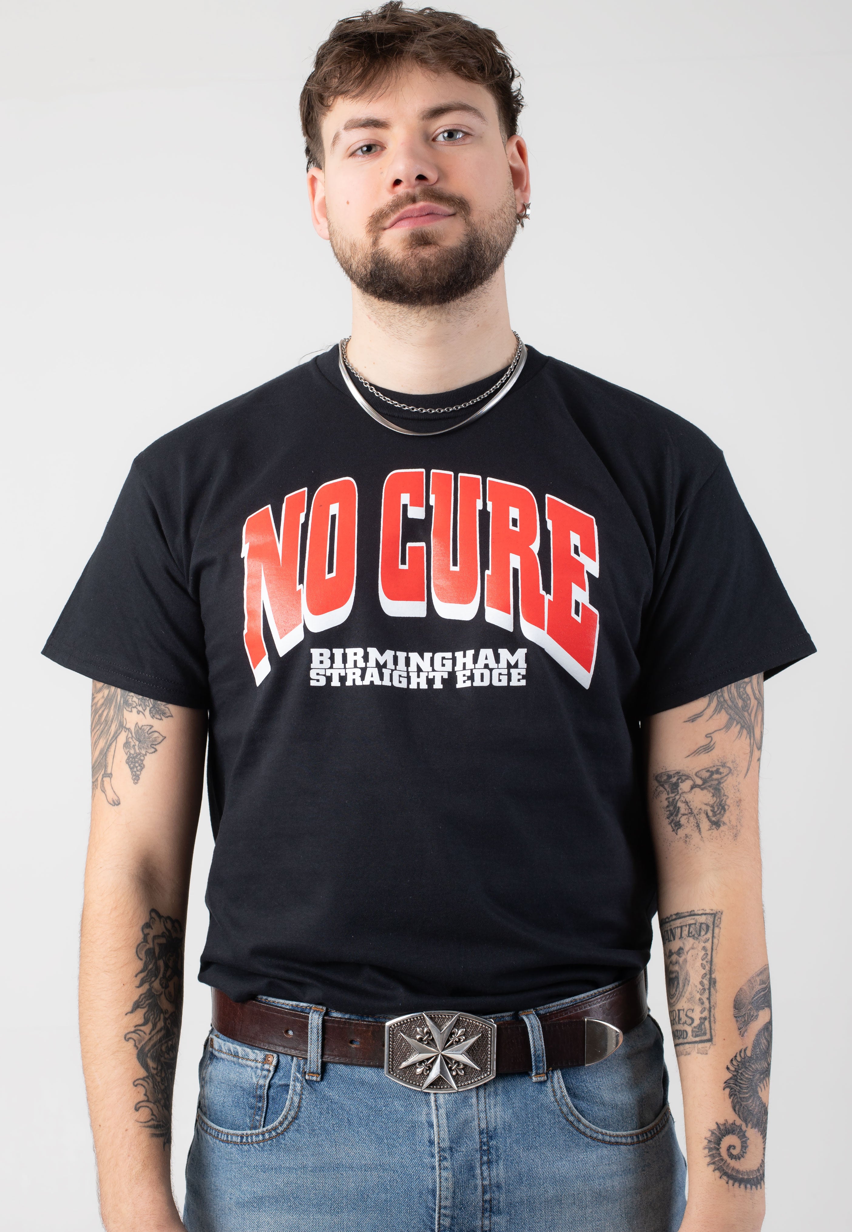 No Cure - Birmingham Straight Edge - T-Shirt | Men-Image