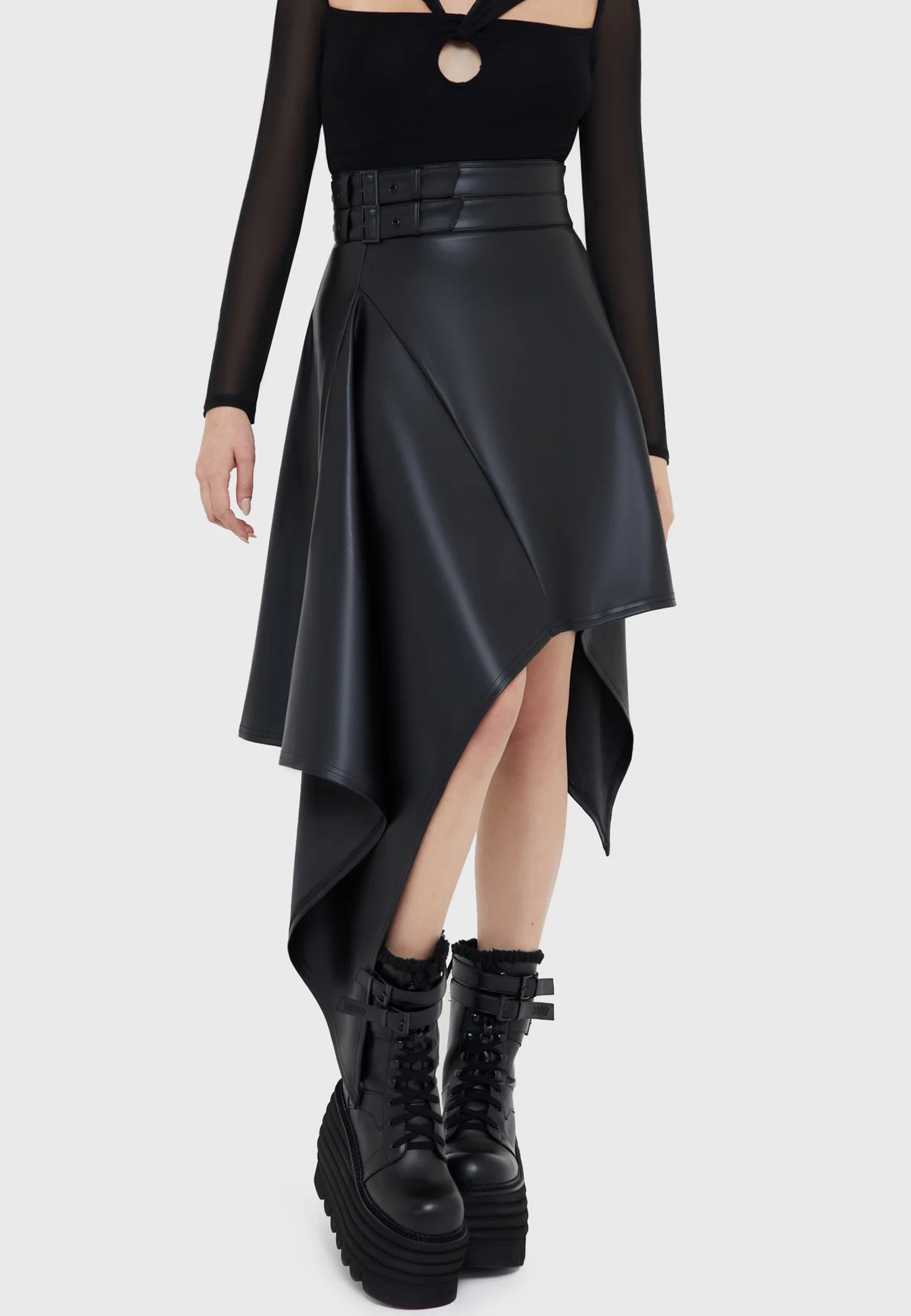 Killstar x Kihilist - Noir Ruin Black - Skirt | Women-Image