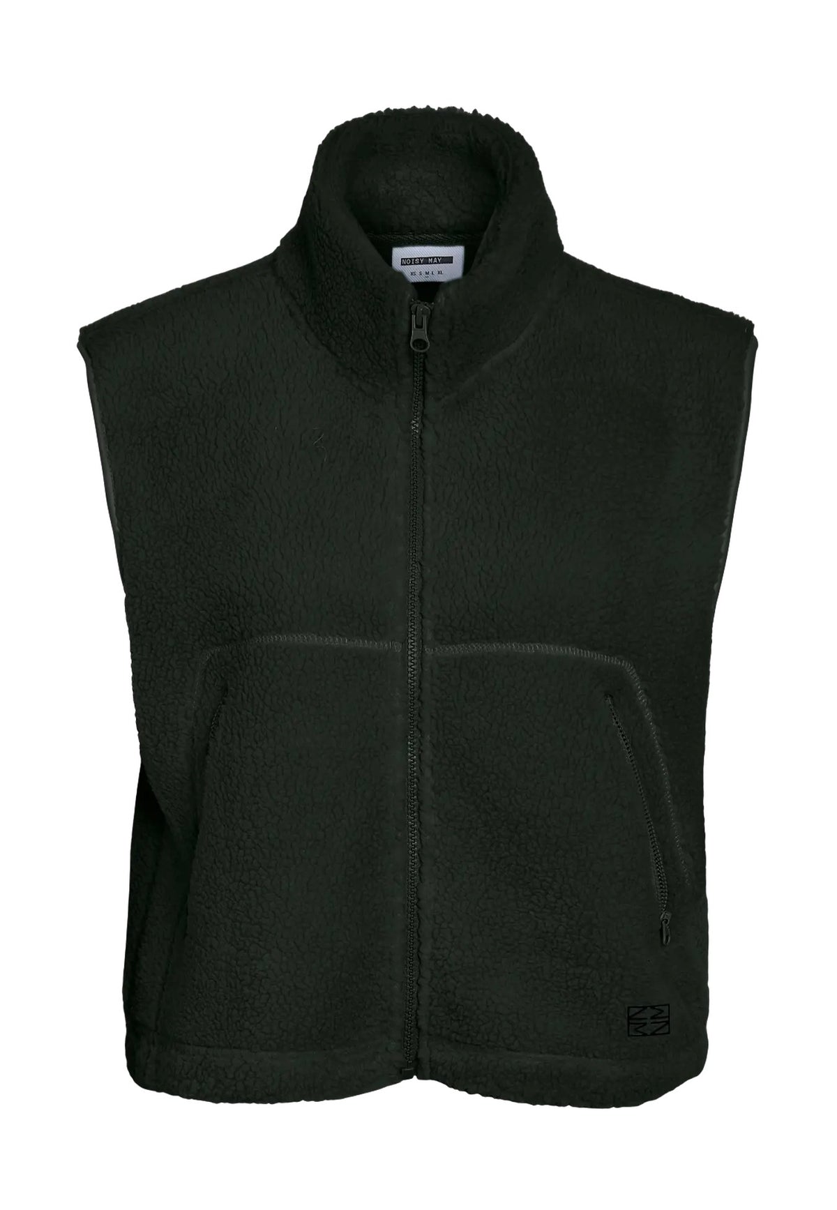 Noisy May Masey Short Teddy Black Weste