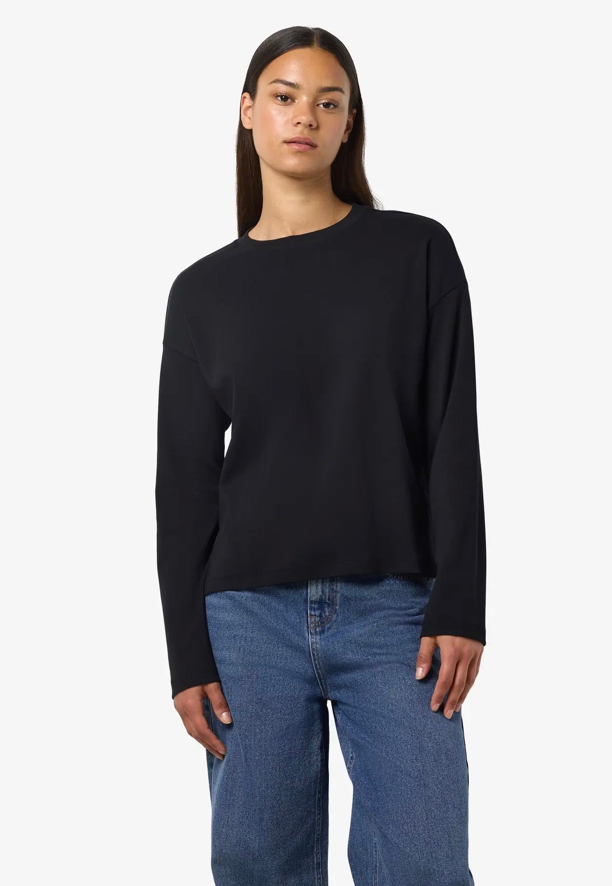 Noisy May - Mocca Black - Longsleeve | Women-Image