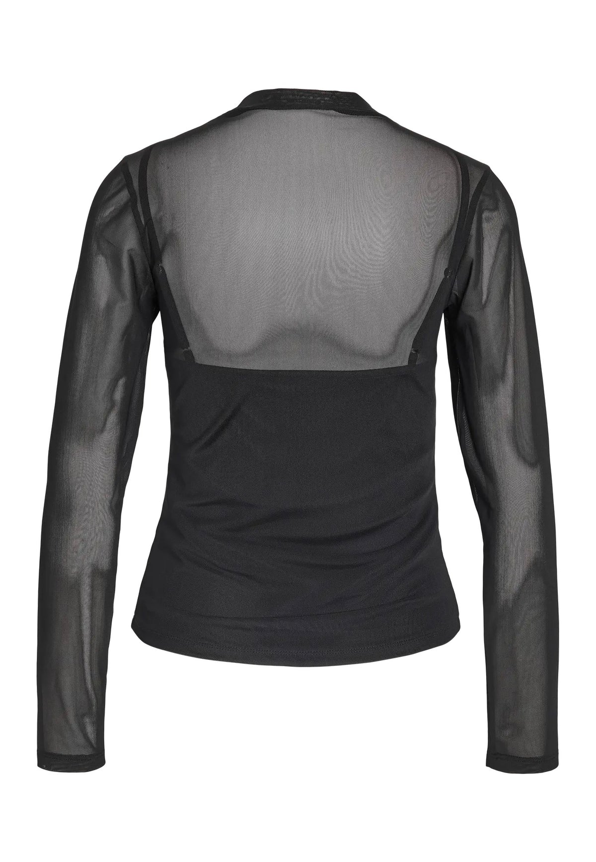 Noisy May Percy Mesh Black Oberteil