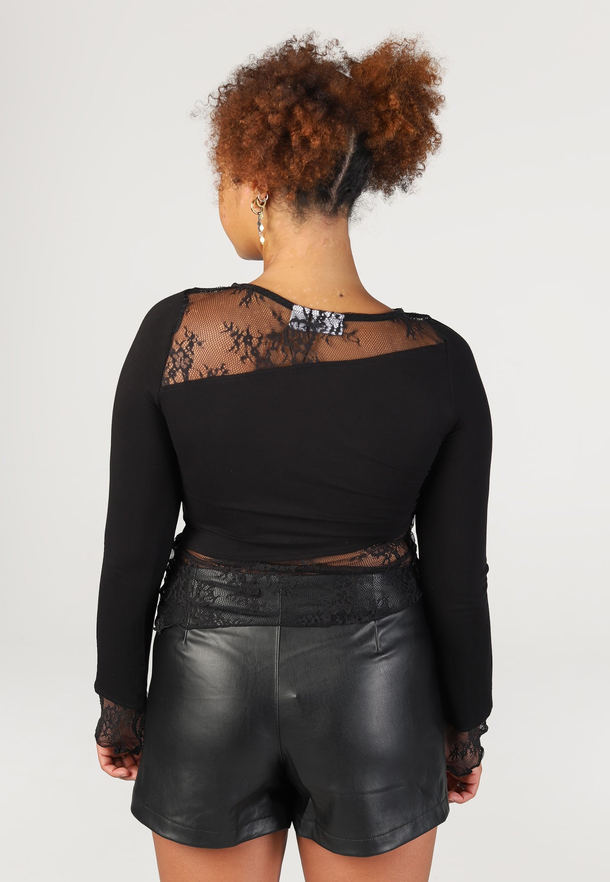 Noisy May Tika Lace Insert Black Haut