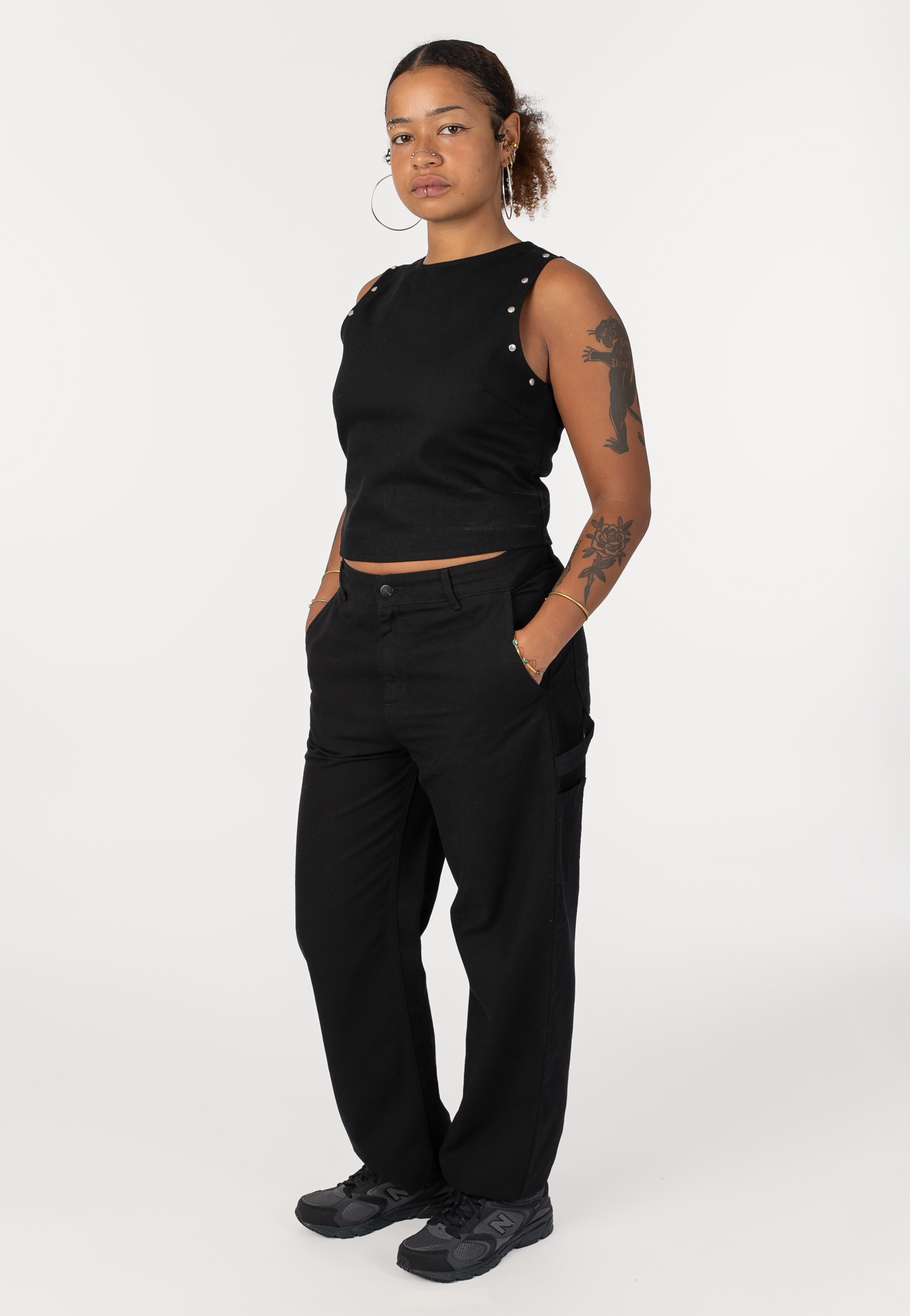 Noisy May - Twinkle Stud Black - Top | Women-Image