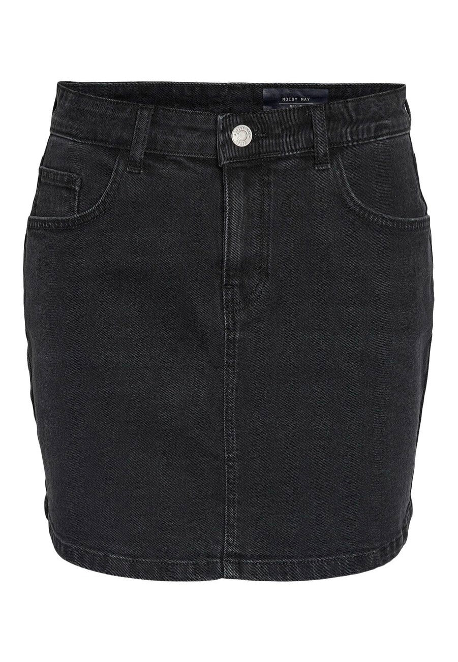 Noisy May - Yolanda Black Denim - Skirt | Women-Image