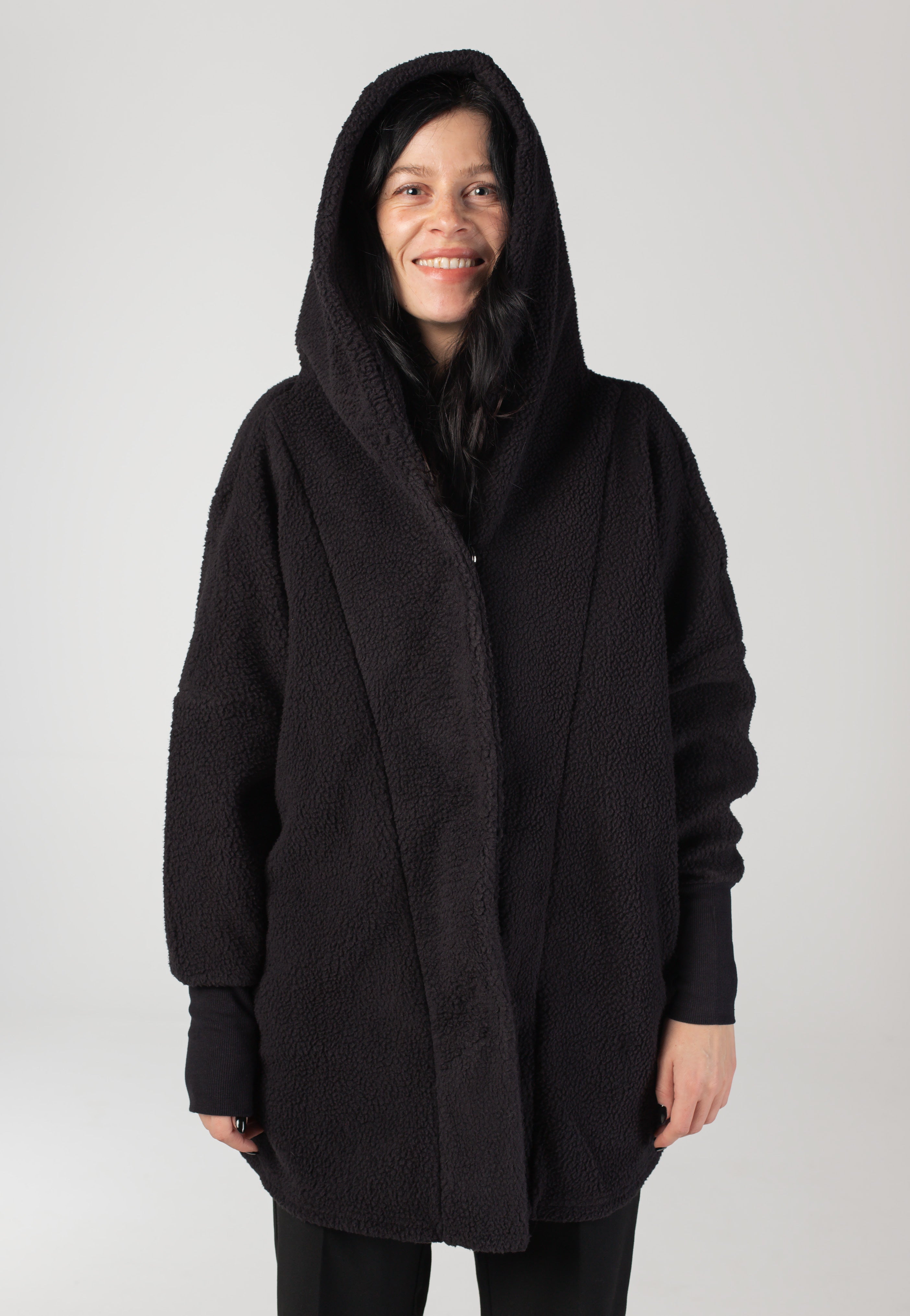 Noisy May - Cozy Long Black - Jacket | Women-Image
