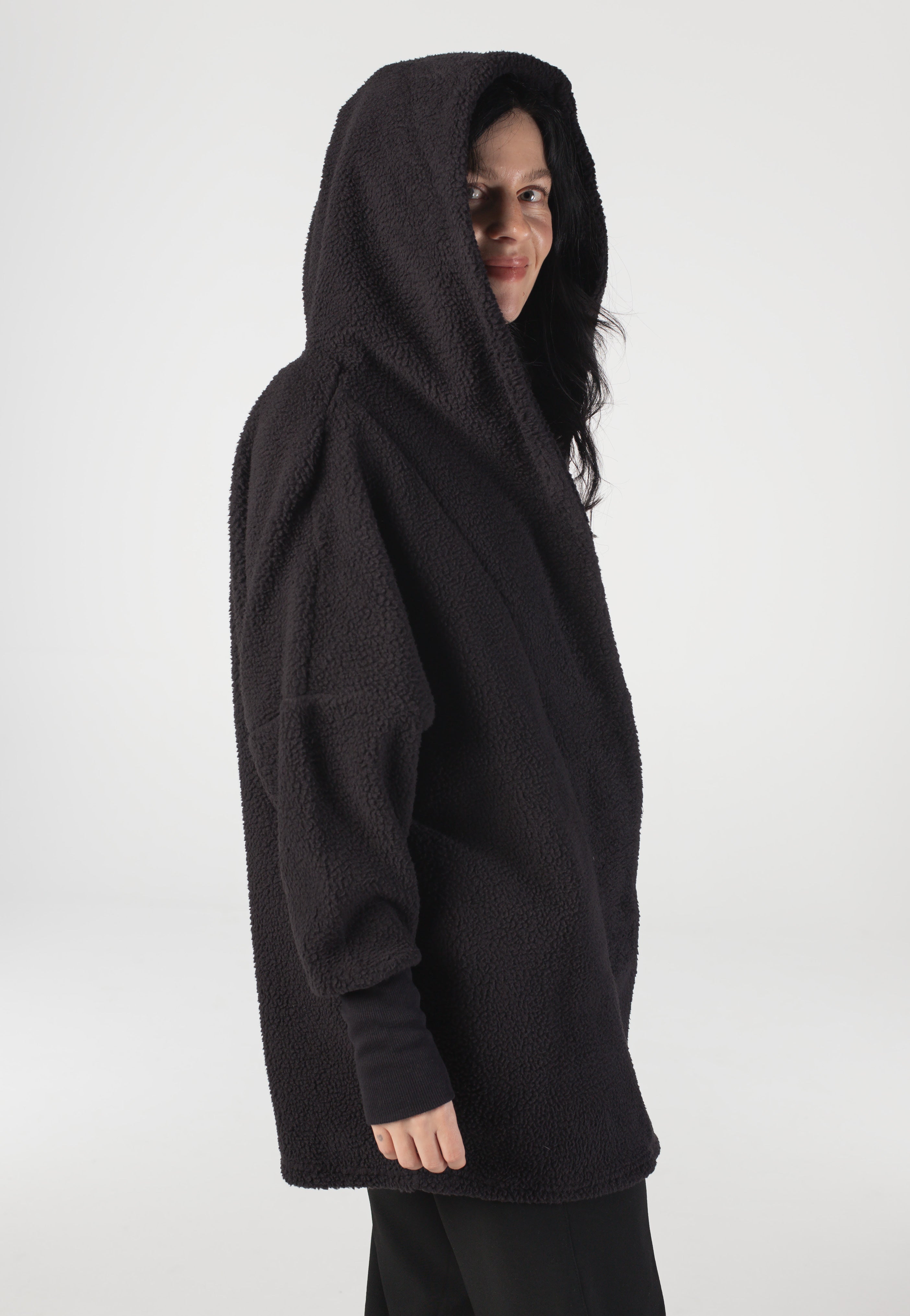 Noisy May - Cozy Long Black - Jacket | Women-Image