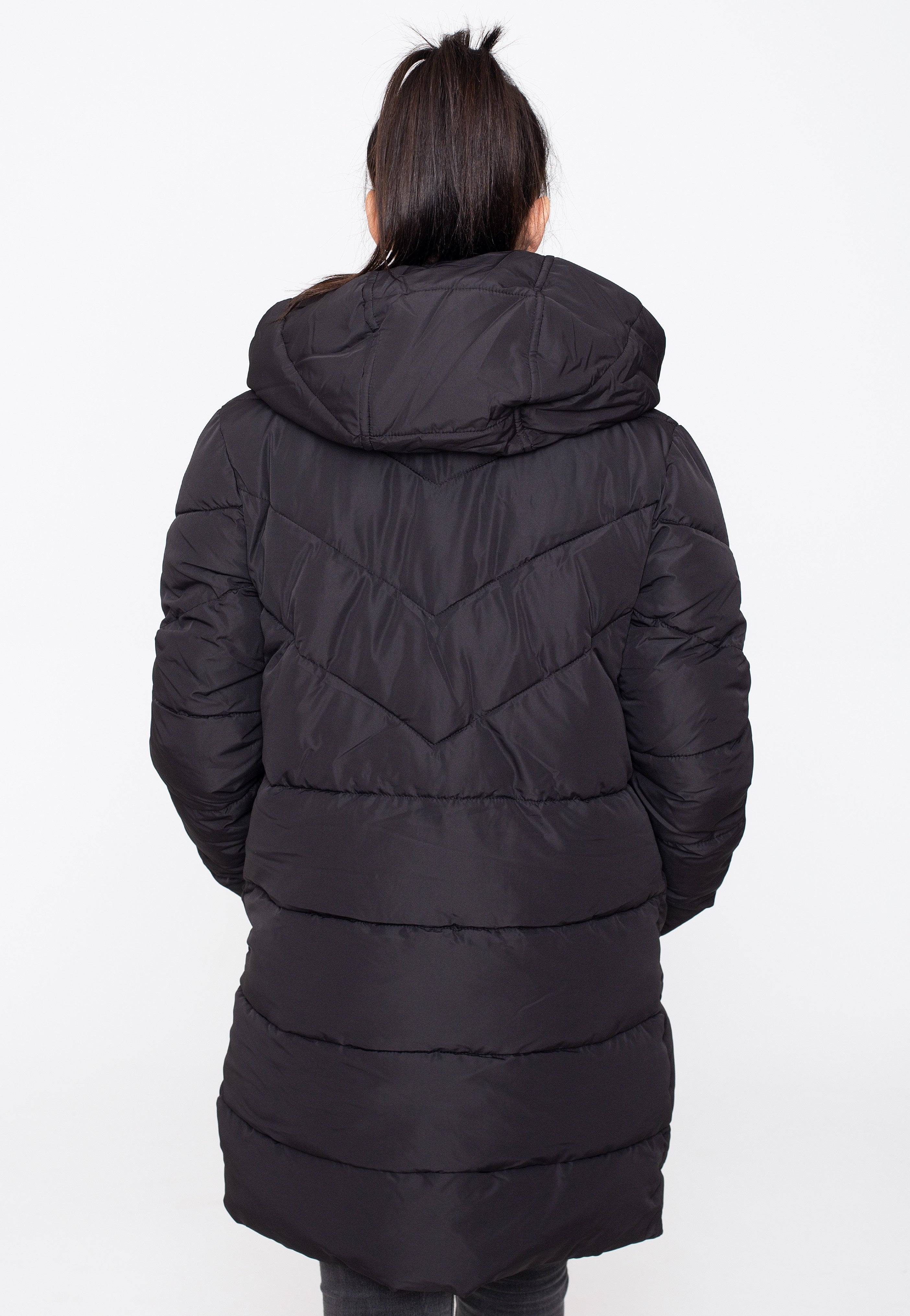 Noisy May - Dalcon Long Black - Jacket | Women-Image