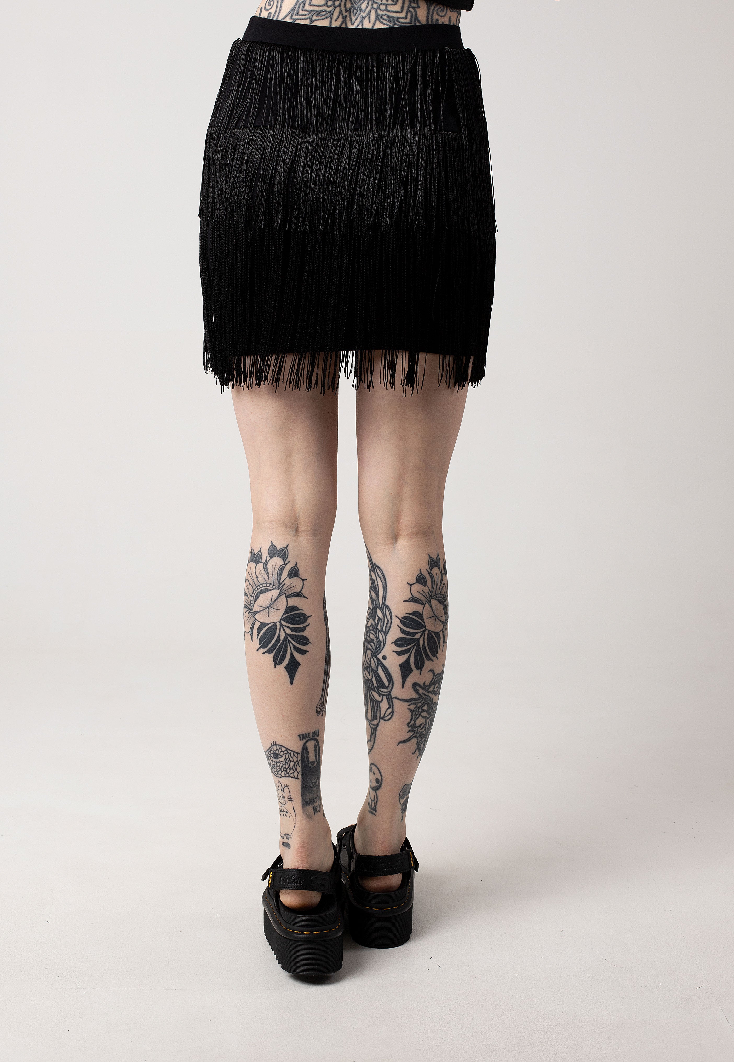 Noisy May - Dallas Black Fringes - Skirt