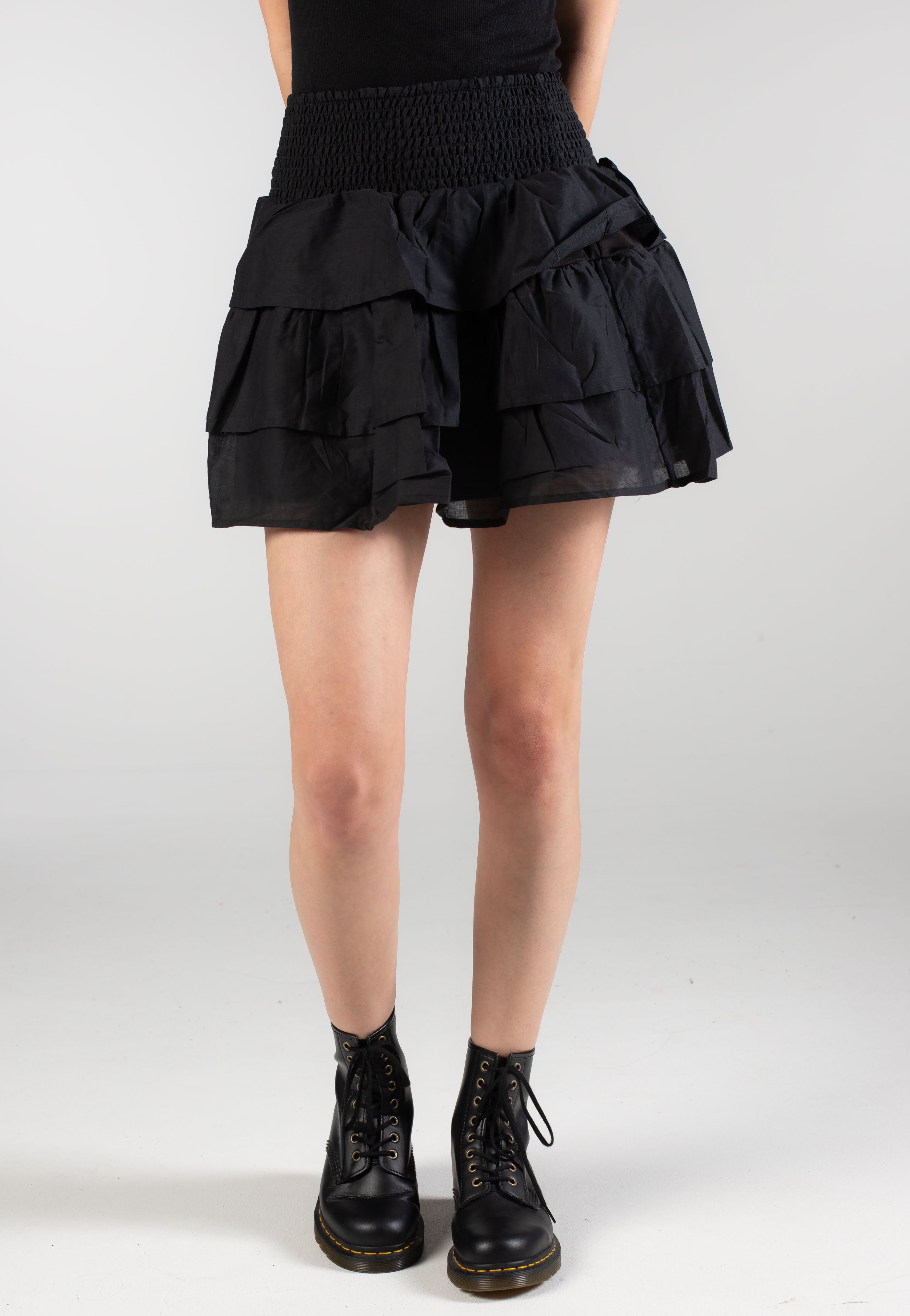 Noisy May - Glinda Smock Layer Black - Skirt | Women-Image