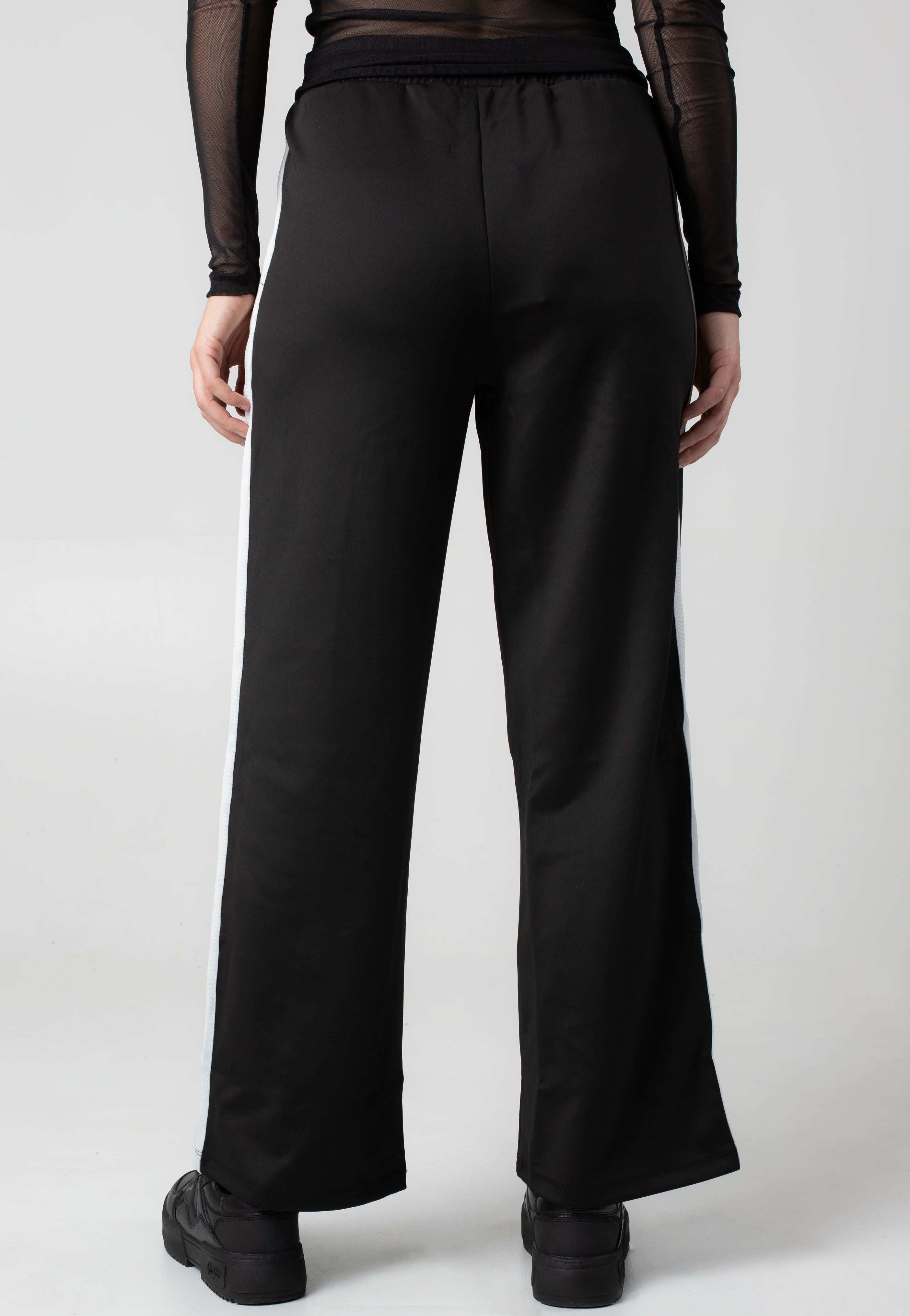 Noisy May - Jenna Sporty Track Black White - Sweat Pants | Women-Image