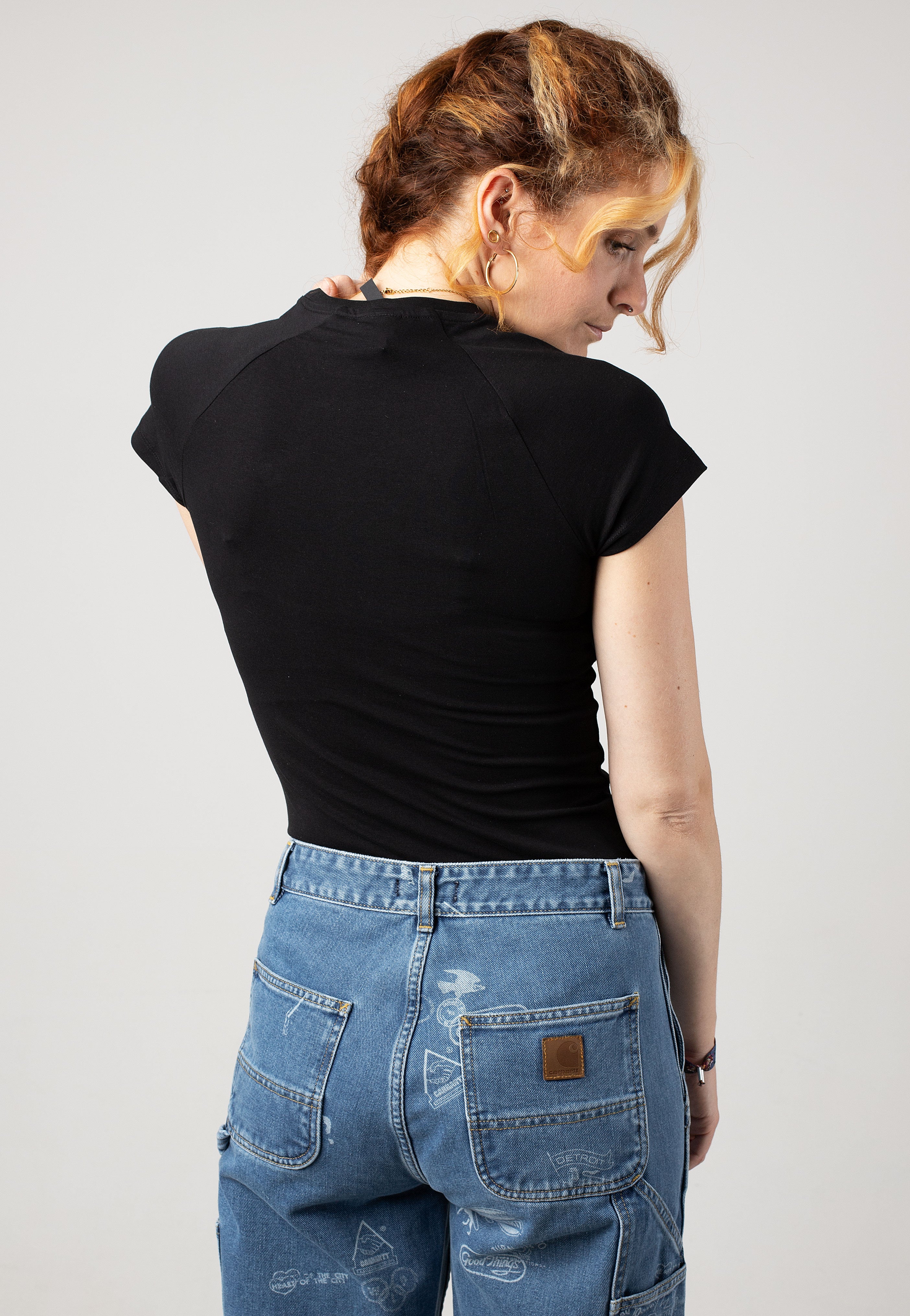 Noisy May - Katinka Raglan Black - Top | Women-Image