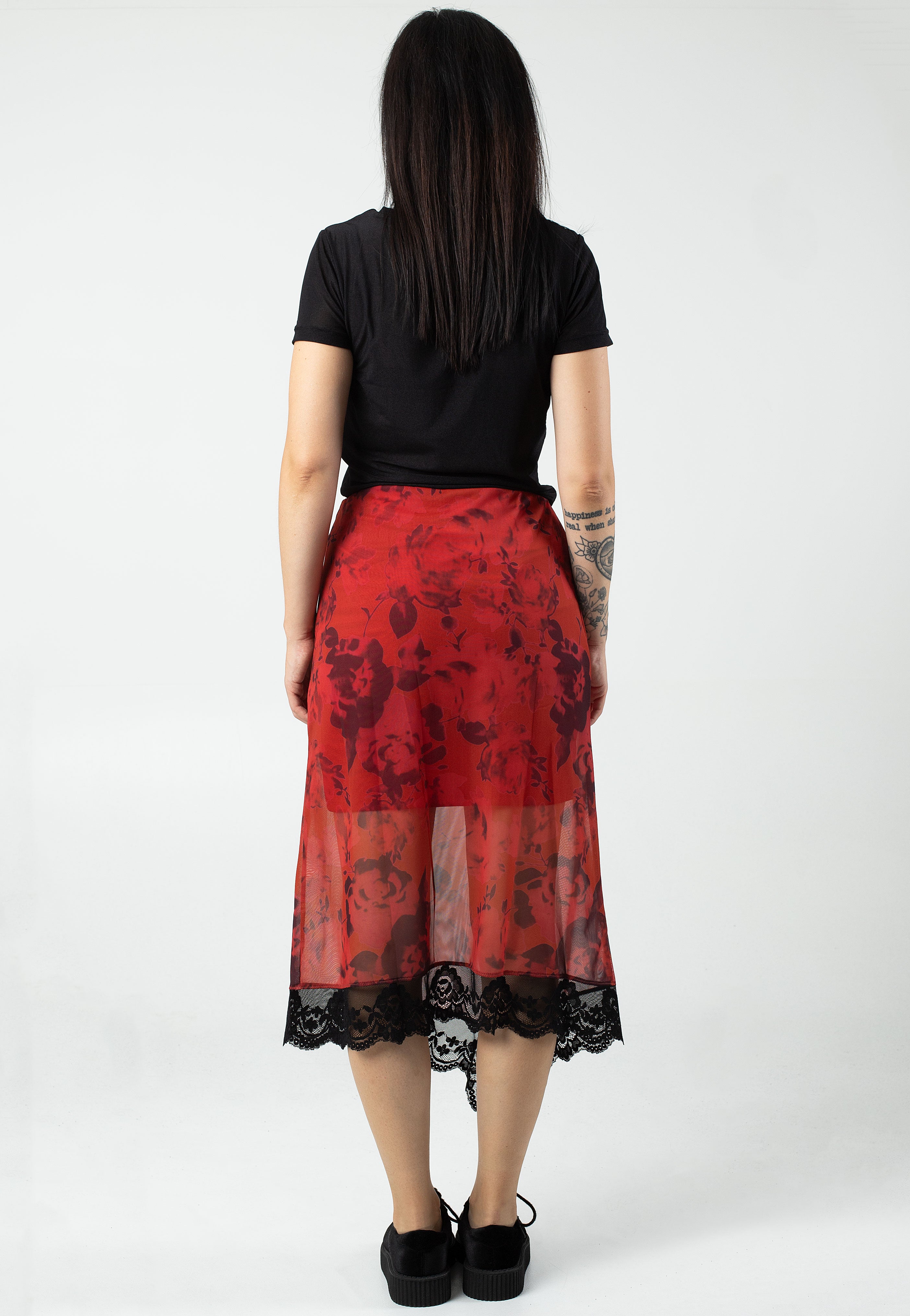 Noisy May - Kitty Mesh Lace Black - Skirt | Women-Image