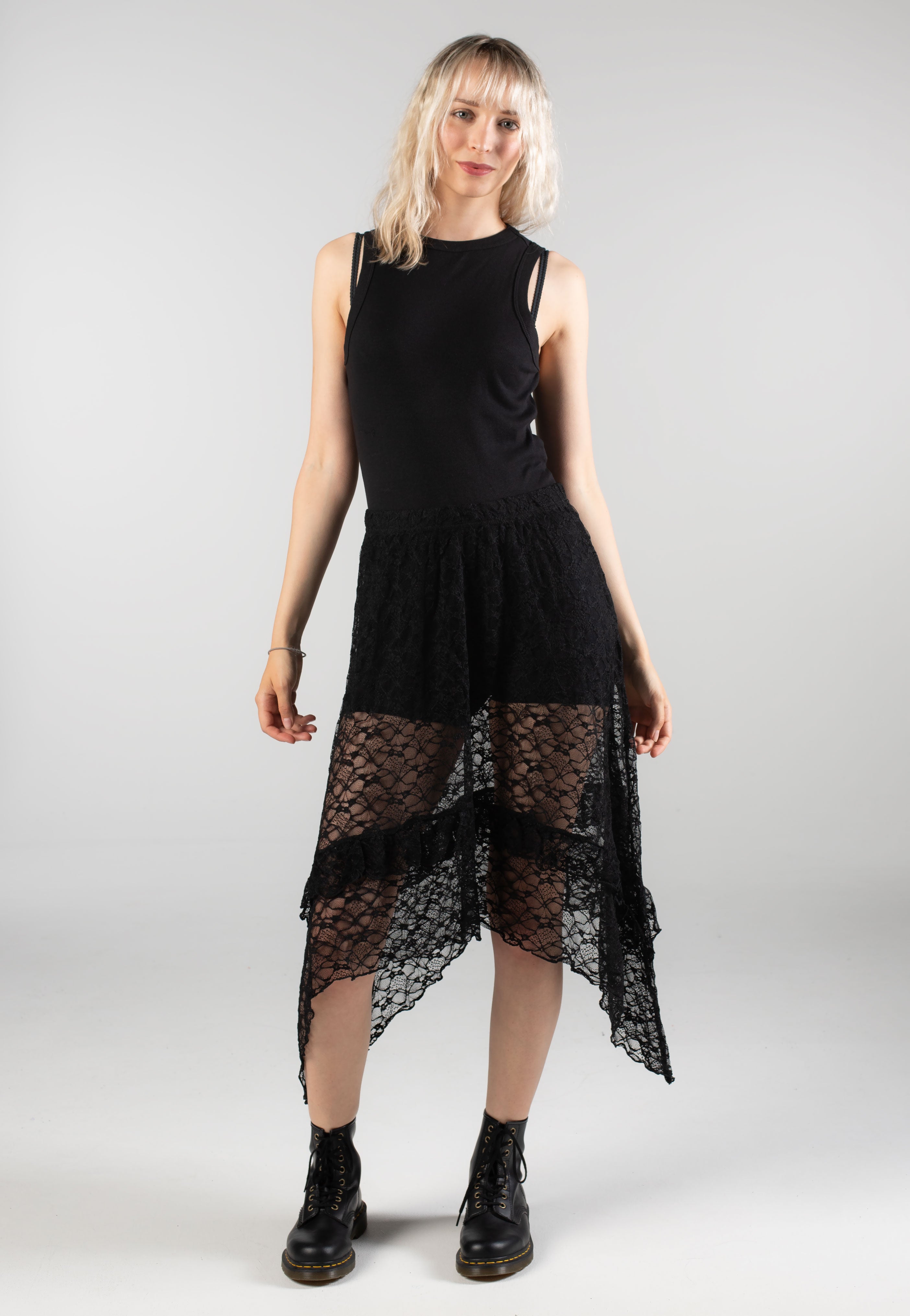 Noisy May - Lacey Nw Midi Black - Skirt | Women-Image