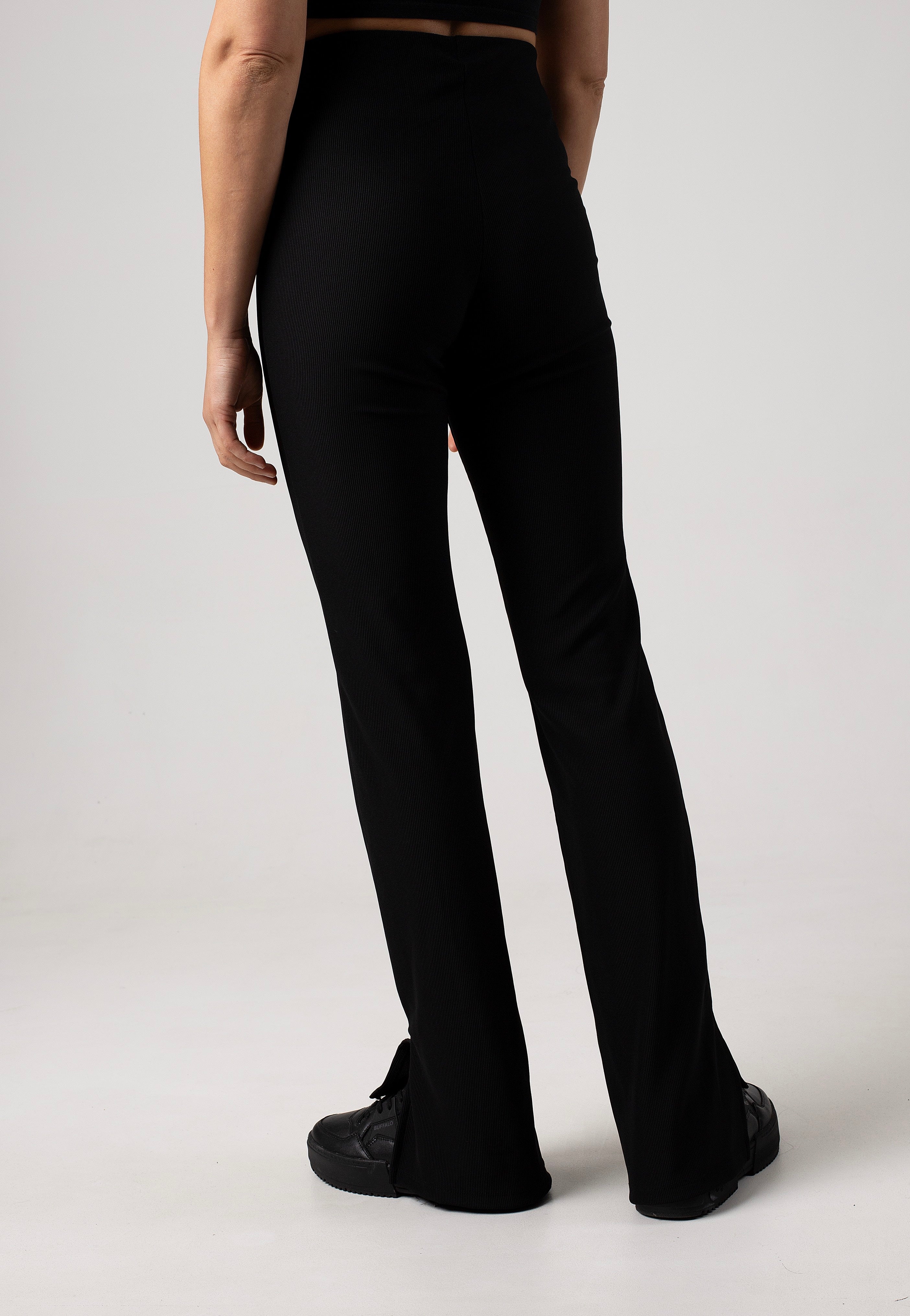 Noisy May - Myra Slit Detail Black - Pants