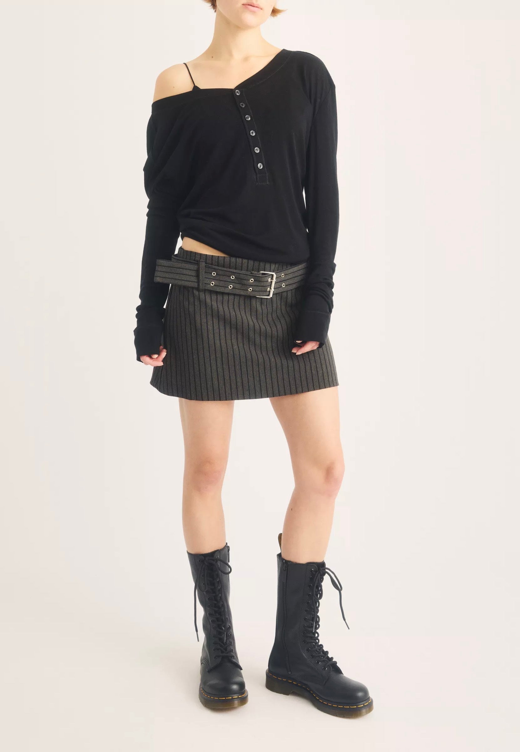 Dr. Martens - 1B99 Virginia Black - Girl Shoes | Women-Image