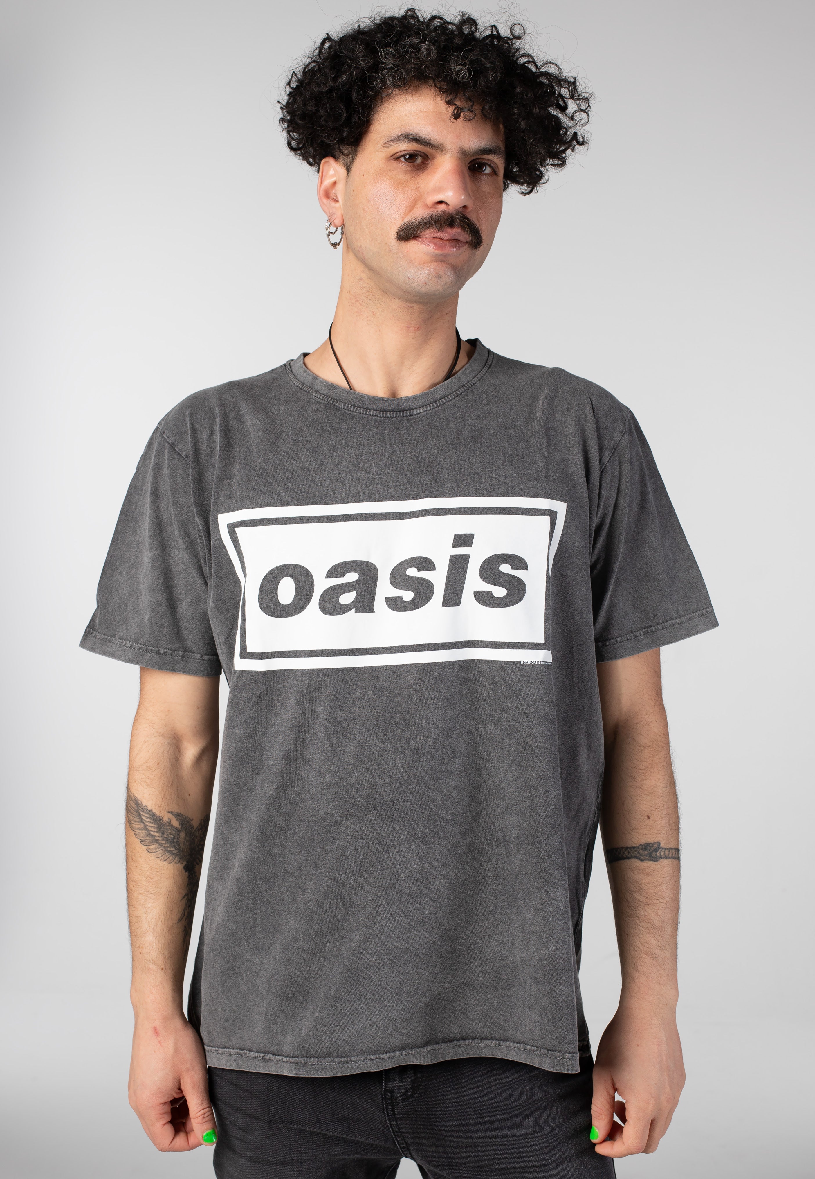 Oasis - Decca Logo Washed - T-Shirt | Men-Image