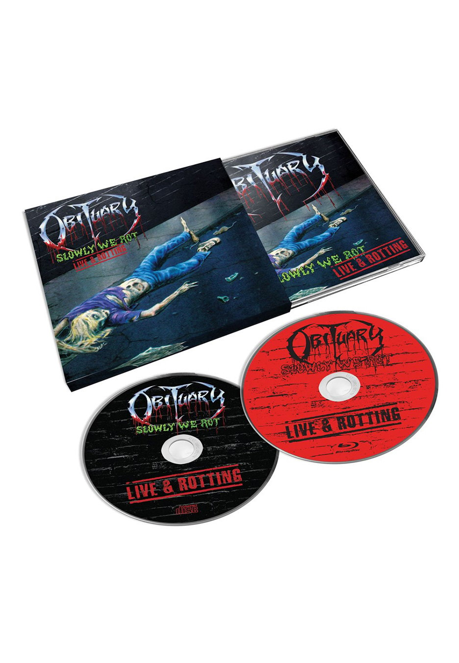 Obituary - Slowly We Rot - Live And Rotting - CD