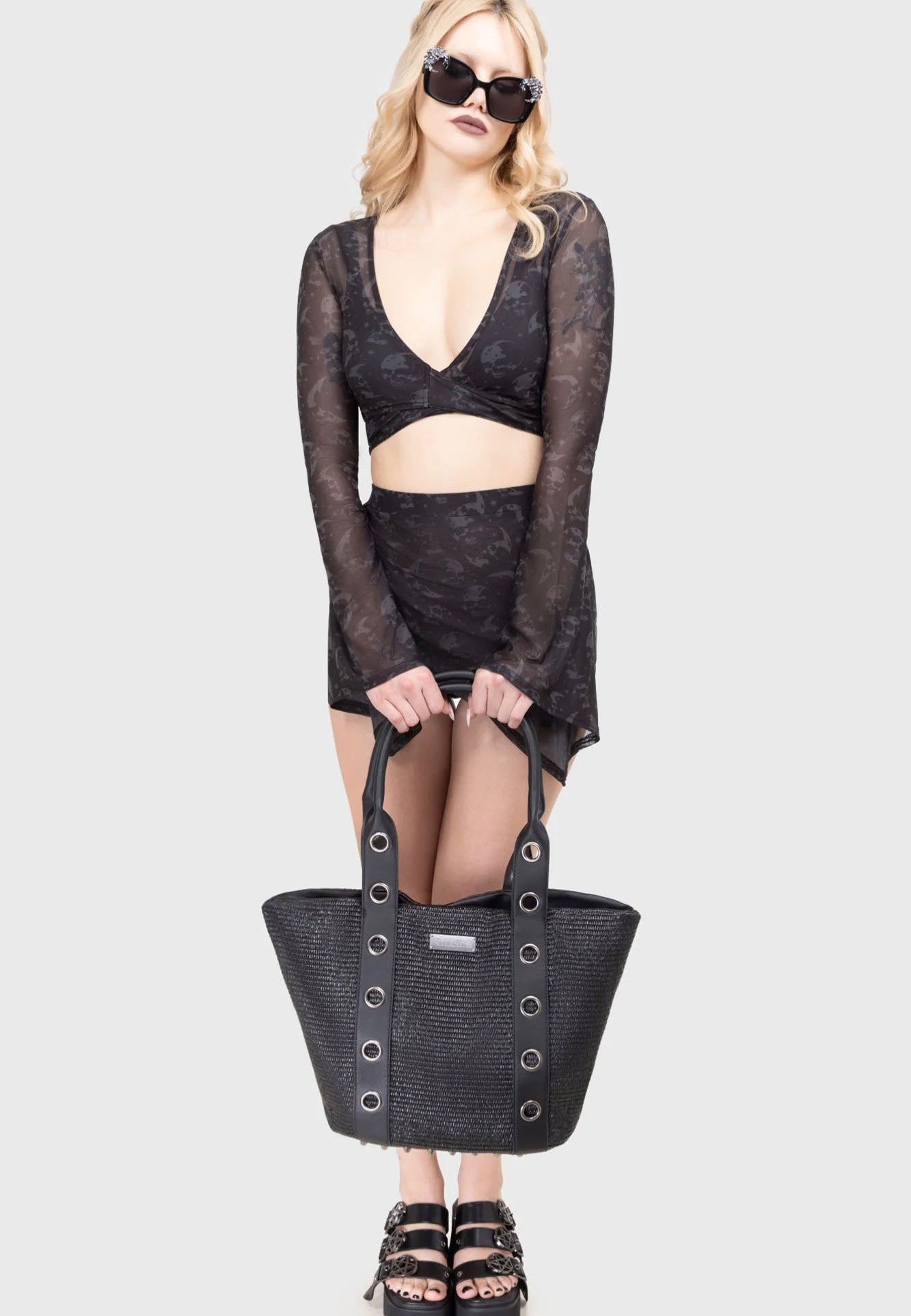 Killstar - Obsidian Oasis Black - Beach Set | Women-Image