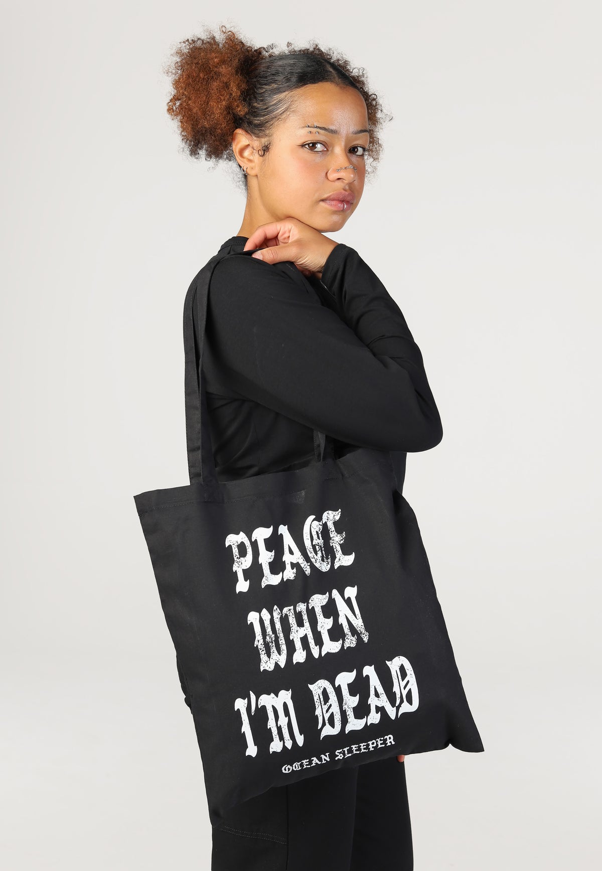 Ocean Sleeper Peace When I´m Dead Totebag