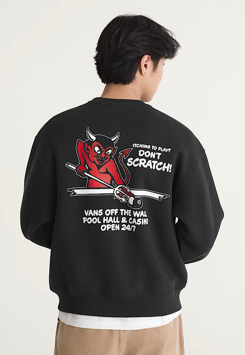 Vans Old Scratch Crew Black Sweater