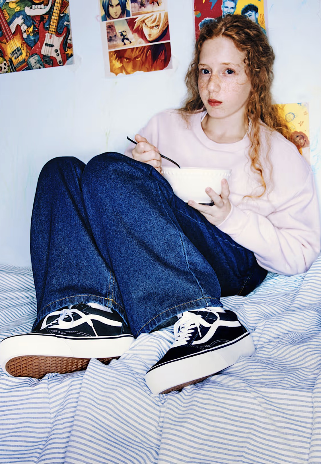 Vans Old Skool Stackform Suede/Canvas Black/True White Schuhe