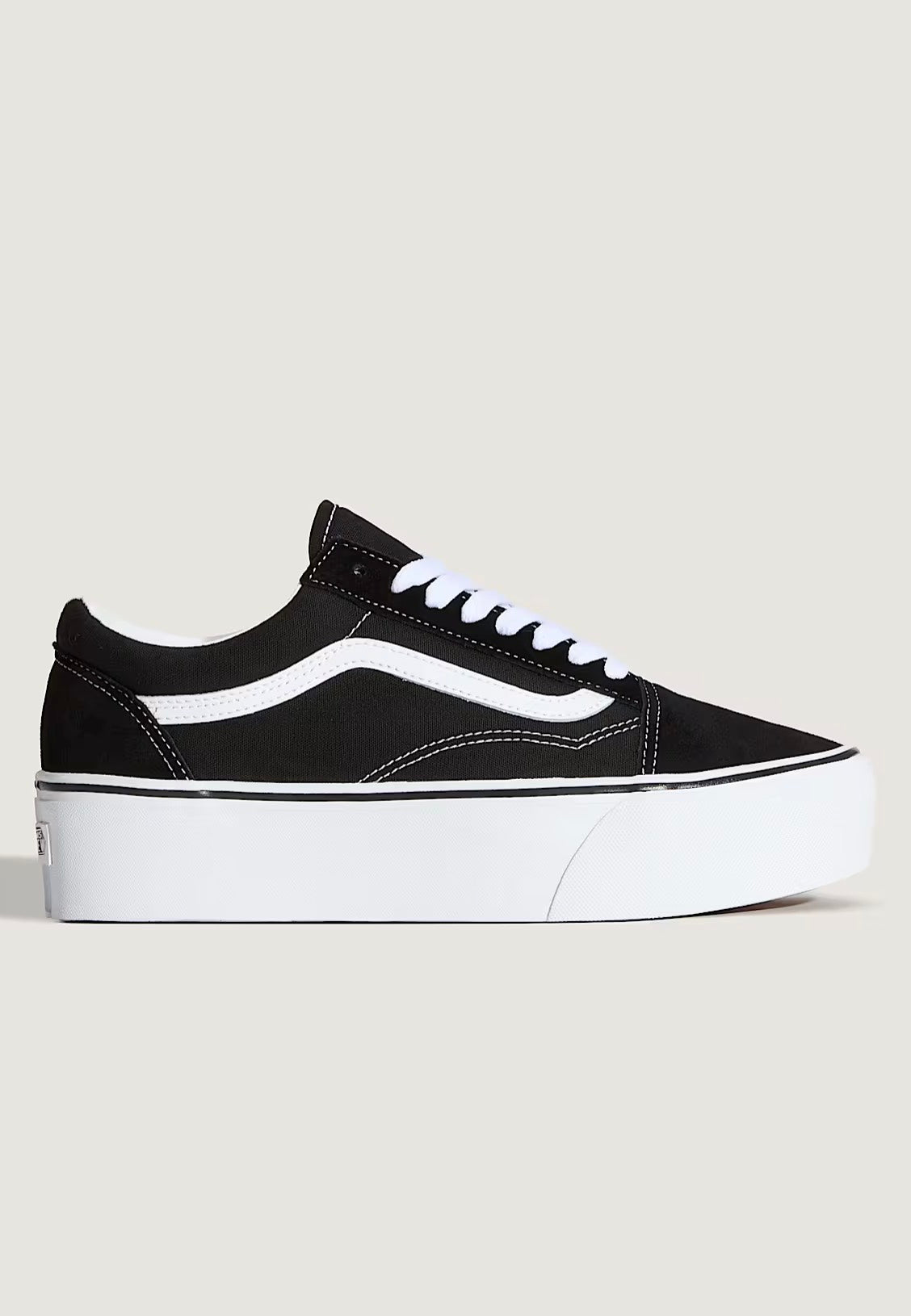Vans Old Skool Stackform Suede/Canvas Black/True White Schuhe