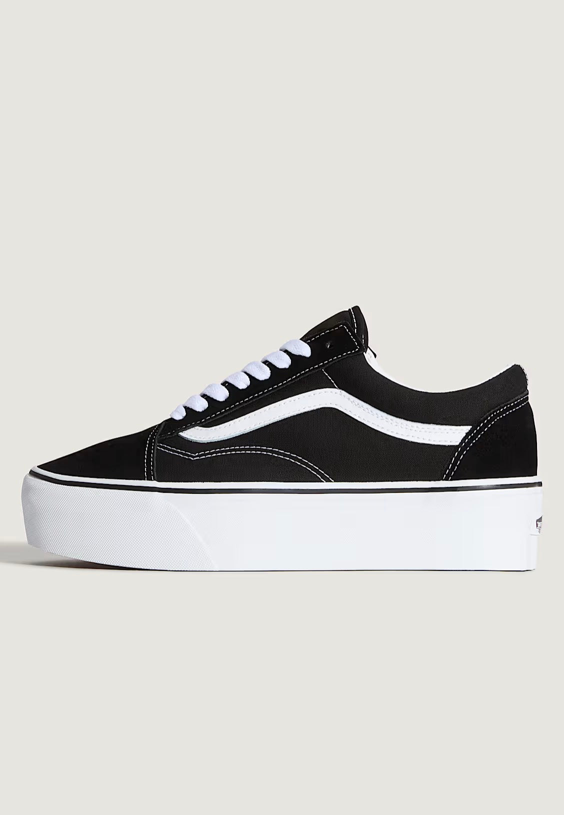 Vans Old Skool Stackform Suede/Canvas Black/True White Schuhe