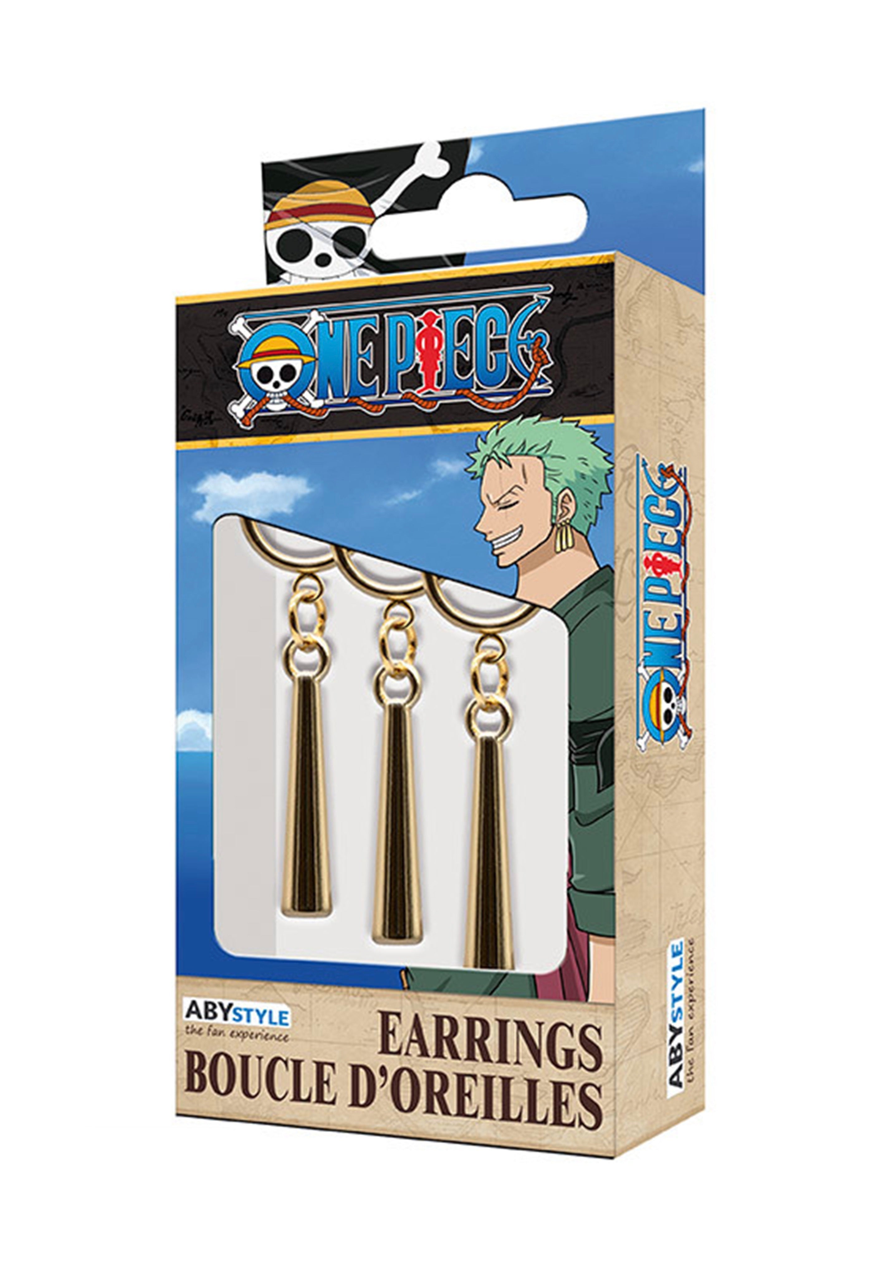 One Piece - Zoro 3 Earrings Set - Replica | Nuclear Blast
