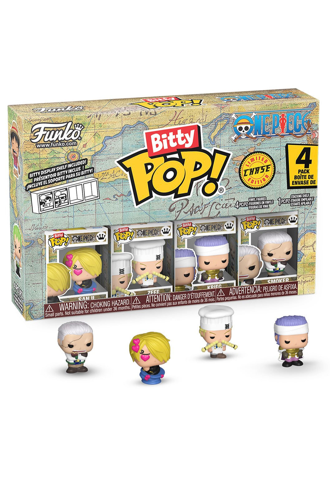 One Piece - Sanji Bitty POP! 4PK - Funko Pop | Nuclear Blast