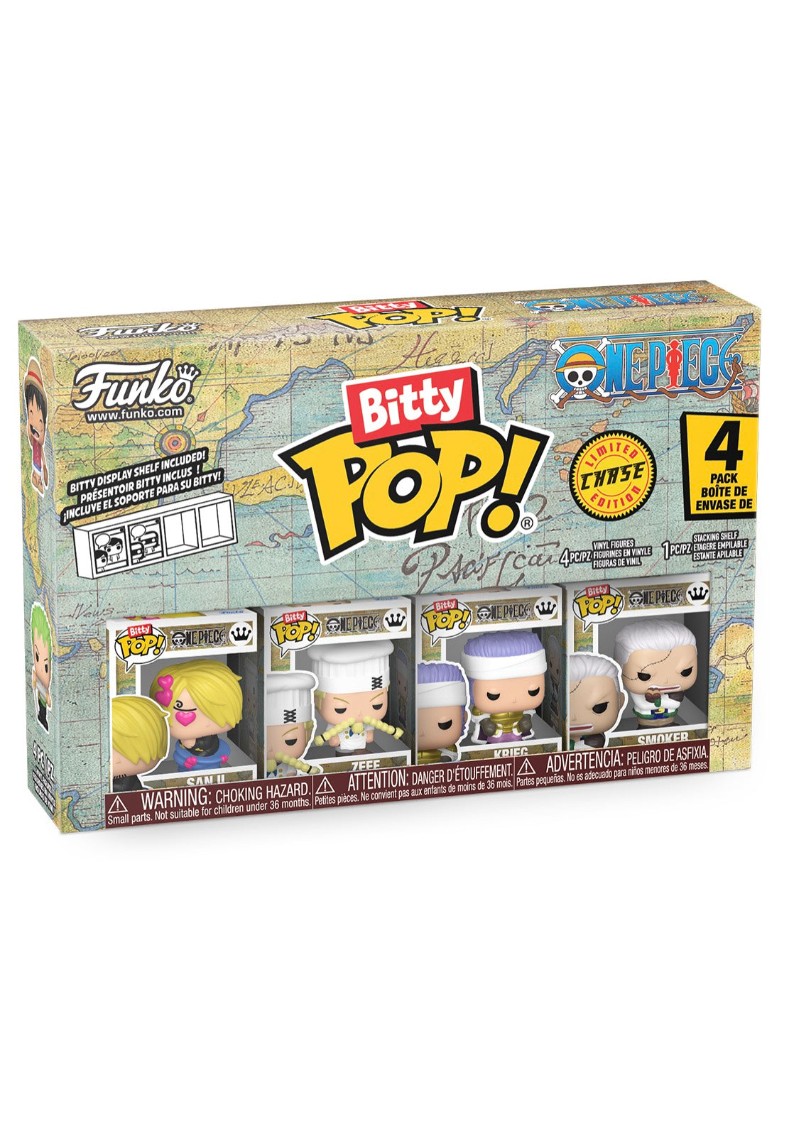 One Piece - Sanji Bitty POP! 4PK - Funko Pop | Nuclear Blast