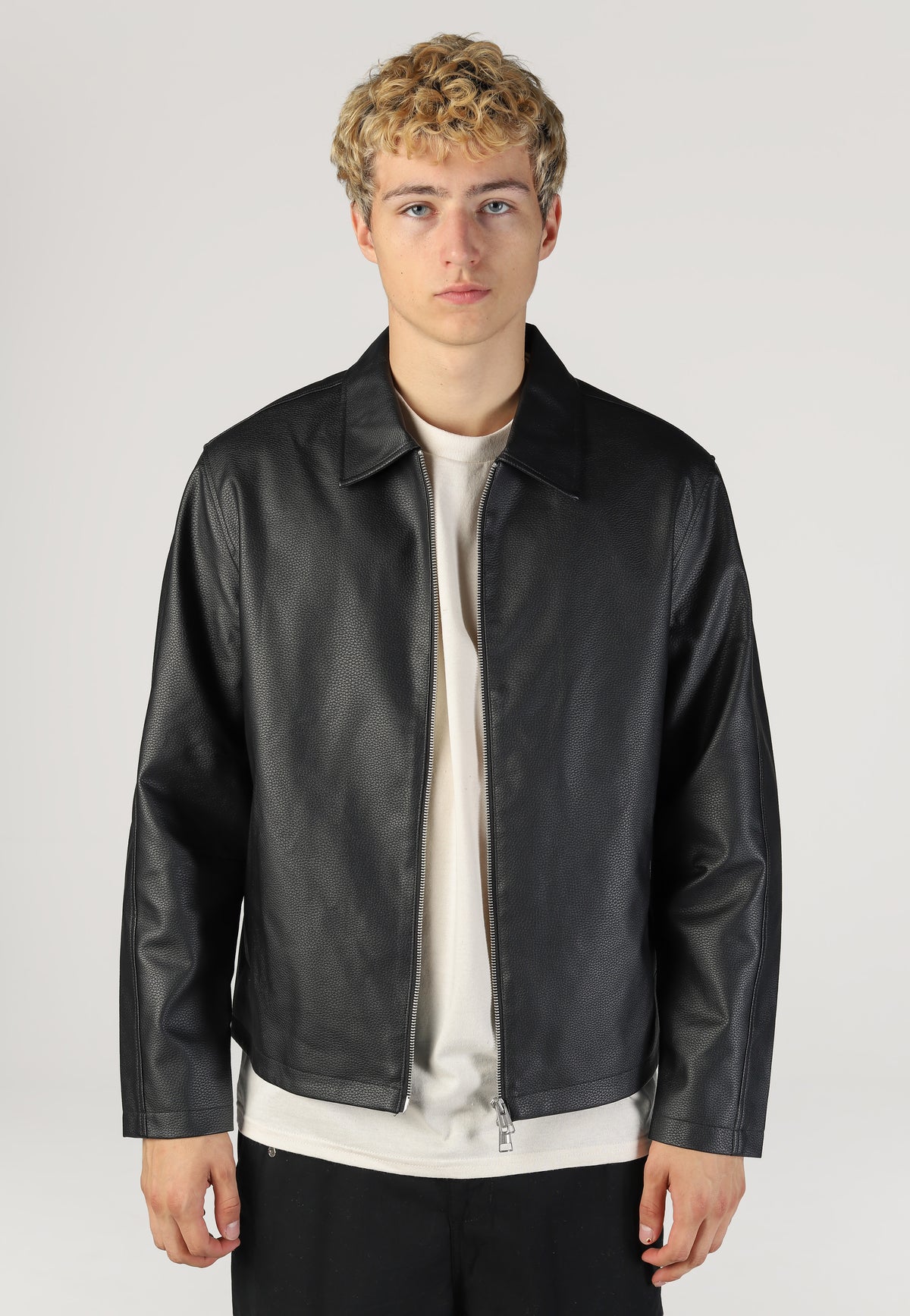 Only & Sons Rem PU Black Lederjacke