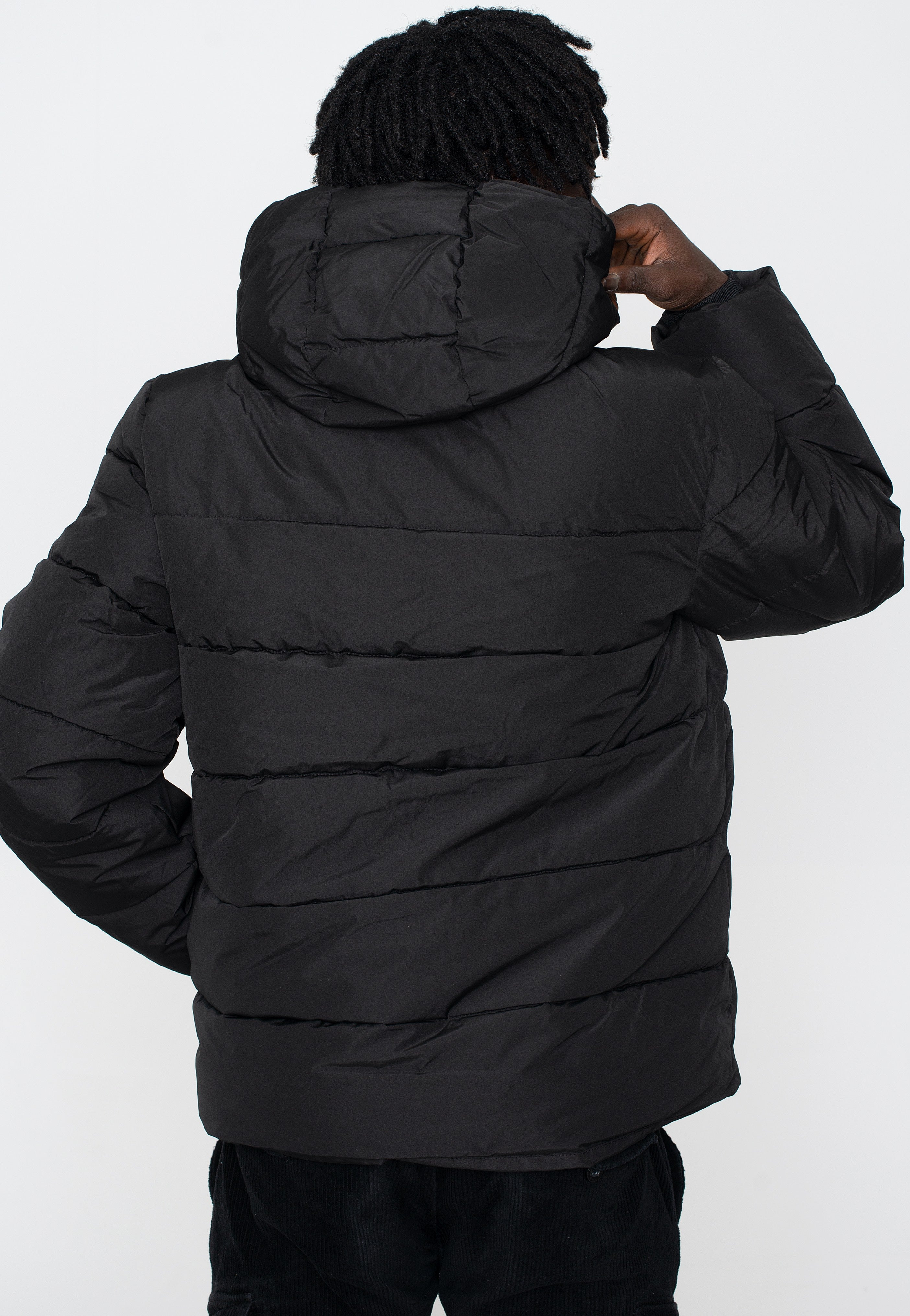 Only & Sons - Melvin Life Quilt Hood Black - Jacket | Men-Image