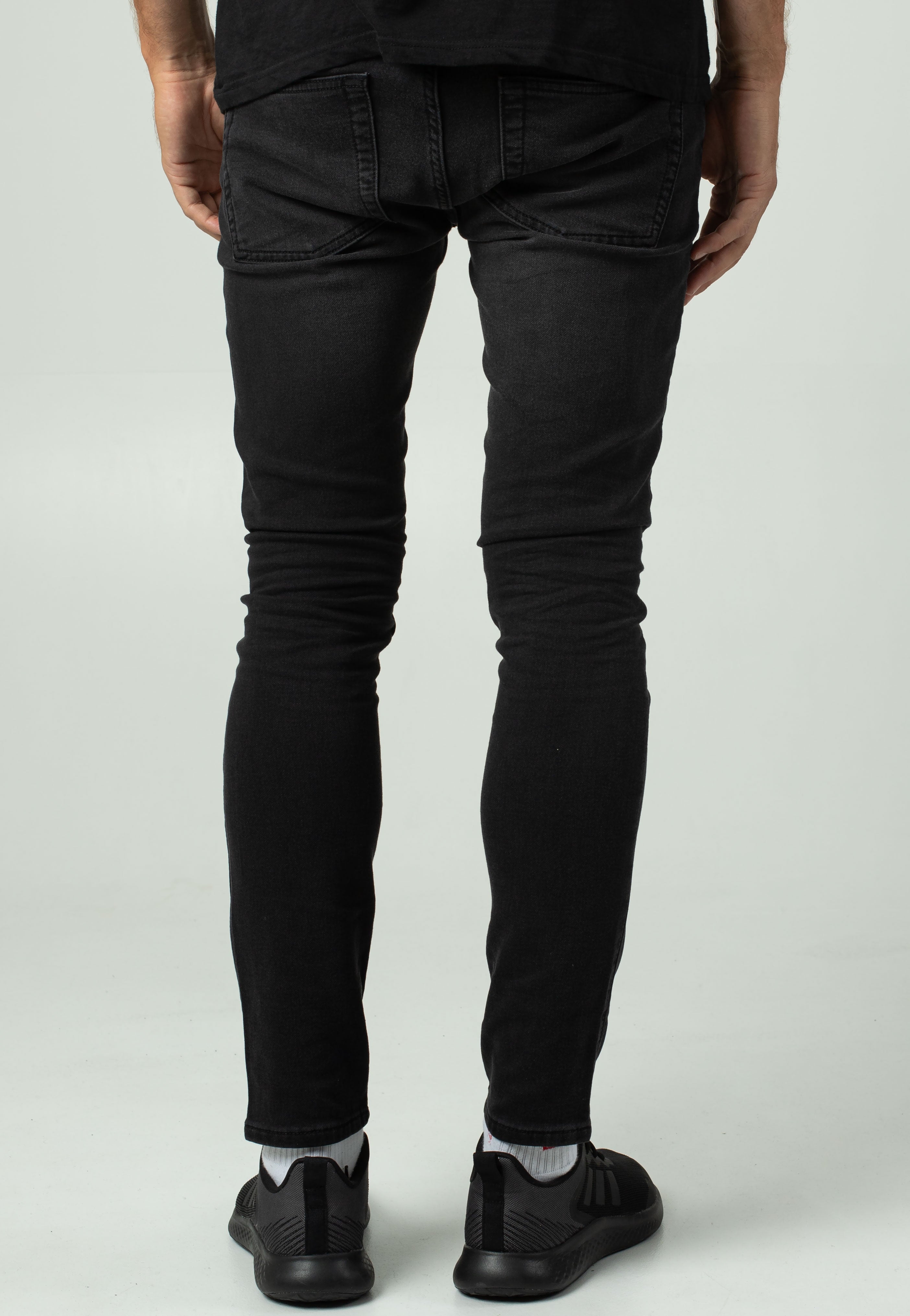 Only & Sons - Warp Skinny Jogg Washed Black - Jeans | Men-Image
