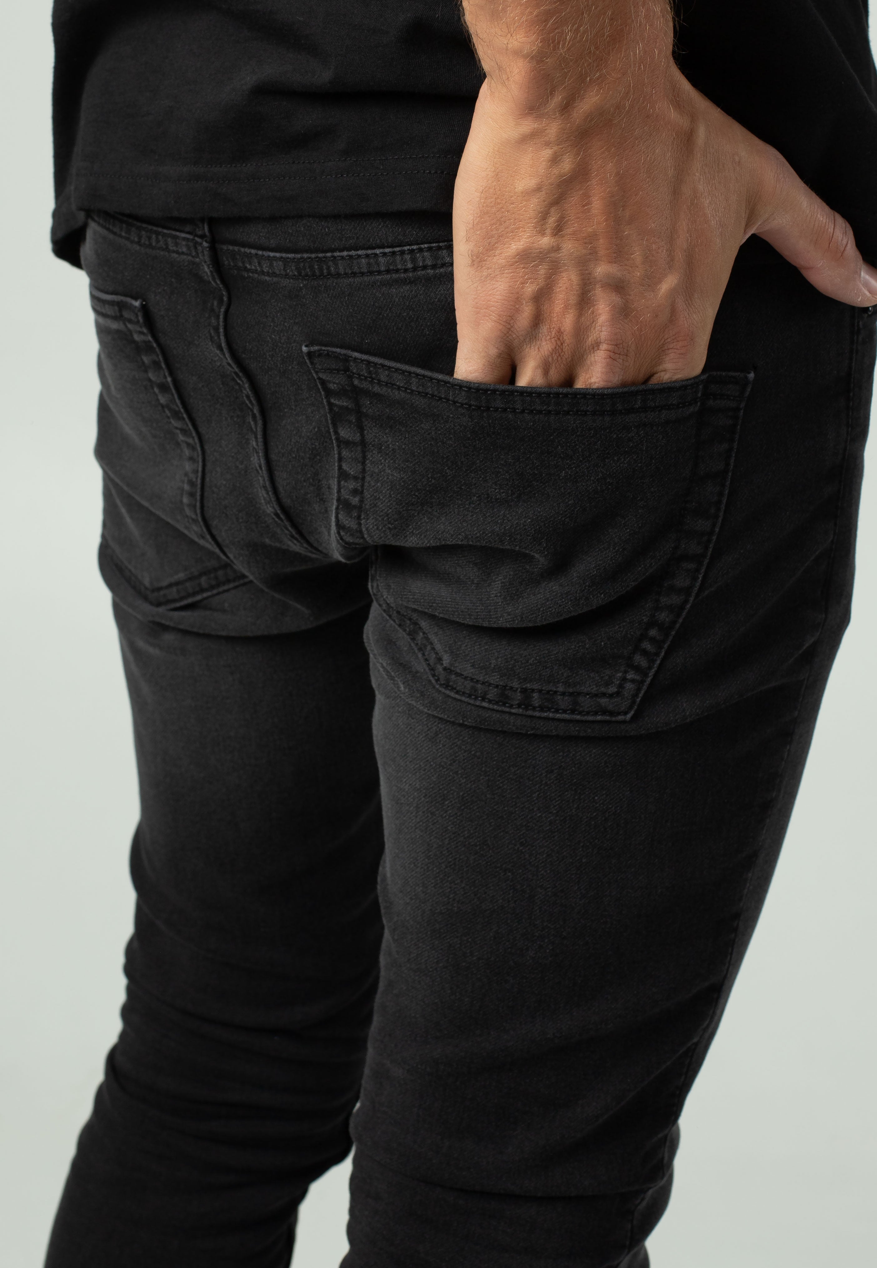 Only & Sons - Warp Skinny Jogg Washed Black - Jeans | Men-Image