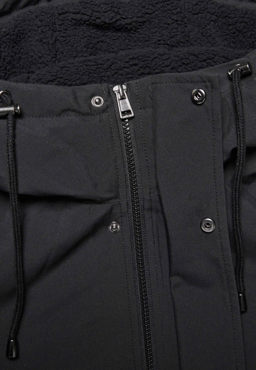 Only & Sons Alex Black/Black Sherpa Jacke