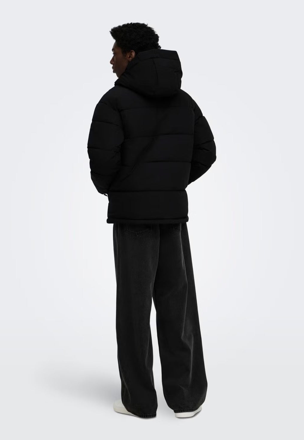 Only & Sons Romo Puffer Black Jacket