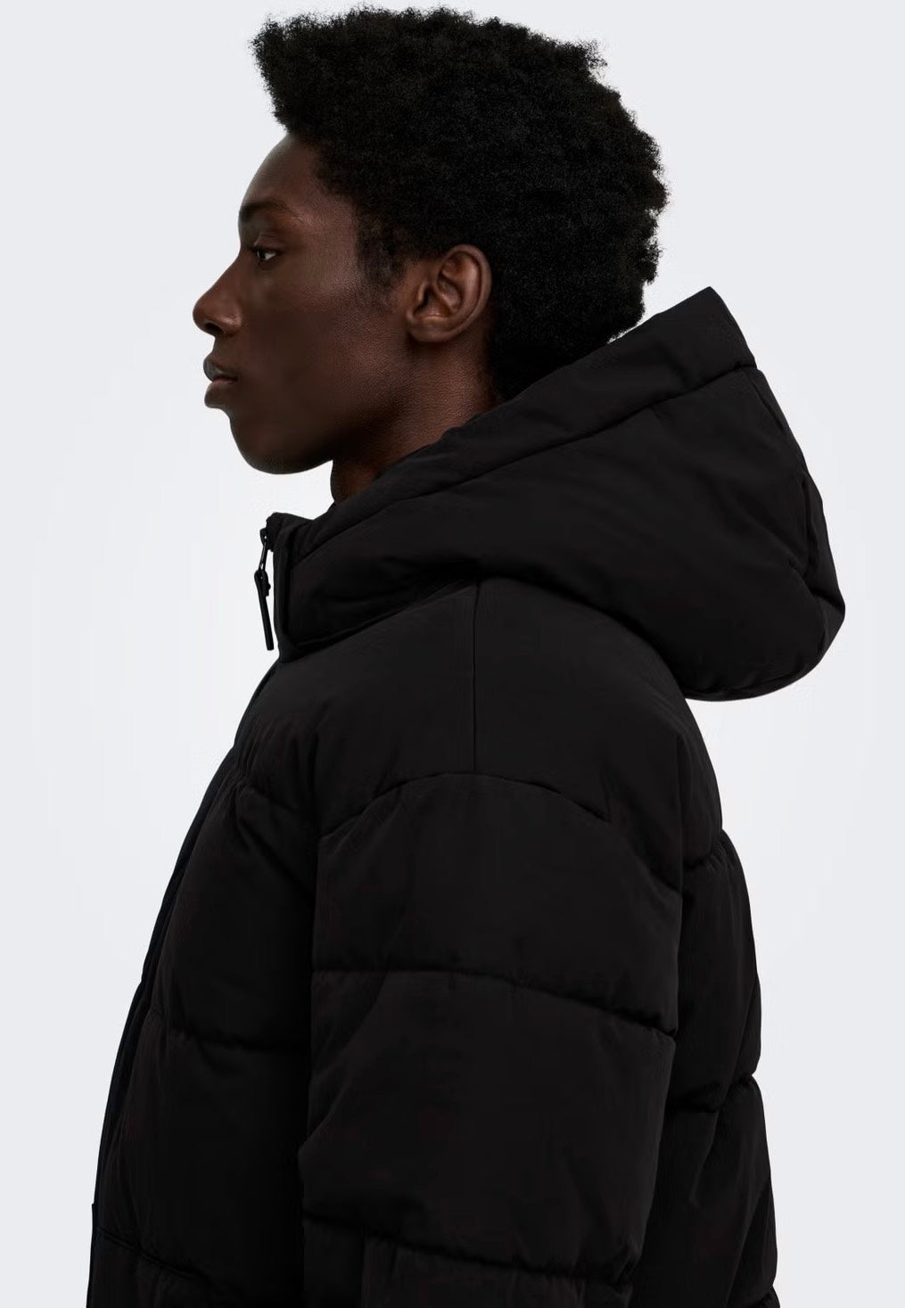 Only & Sons Romo Puffer Black Jacket