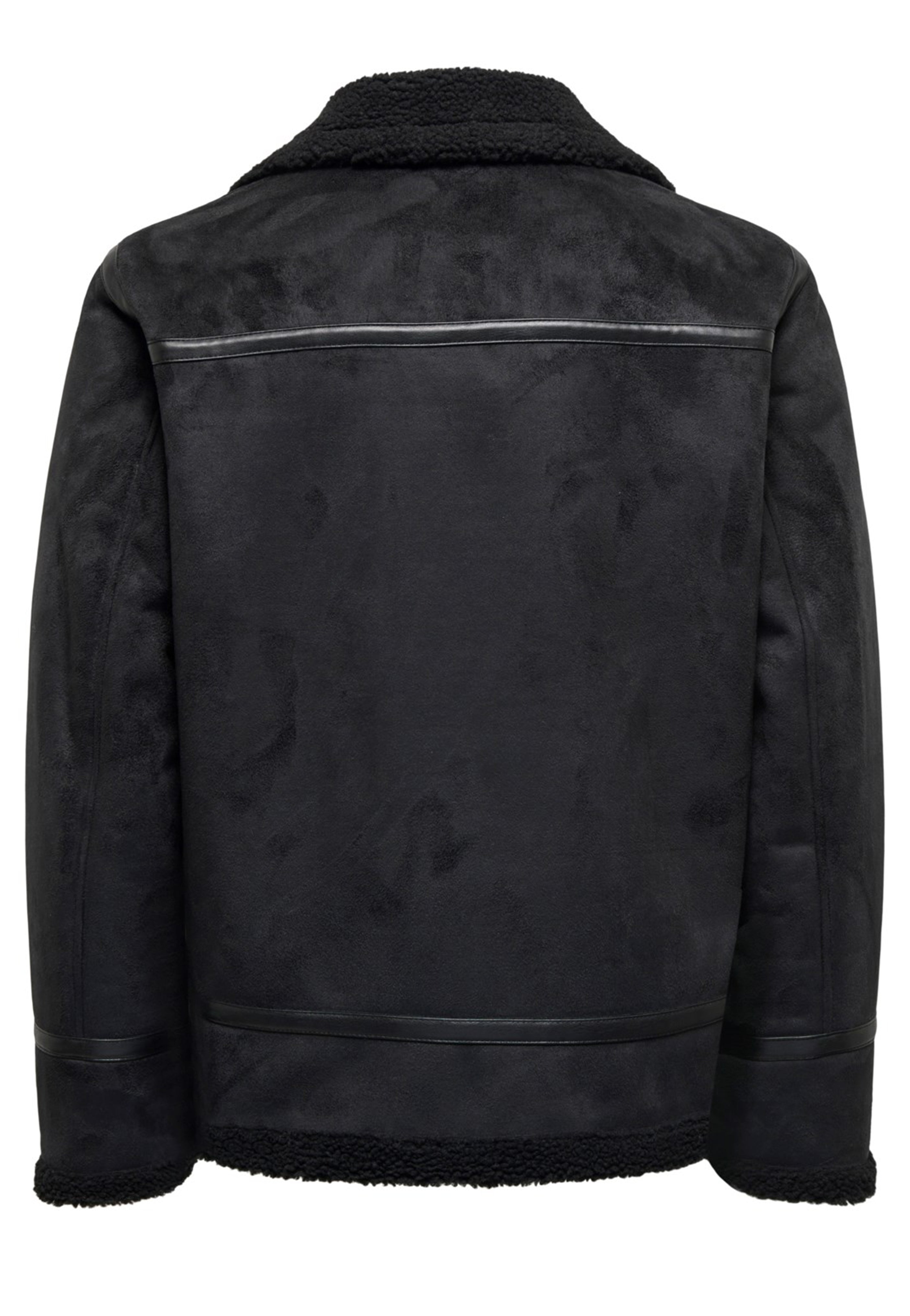 Only & Sons - Robyn Fake Suede Aviator Black - Jacket