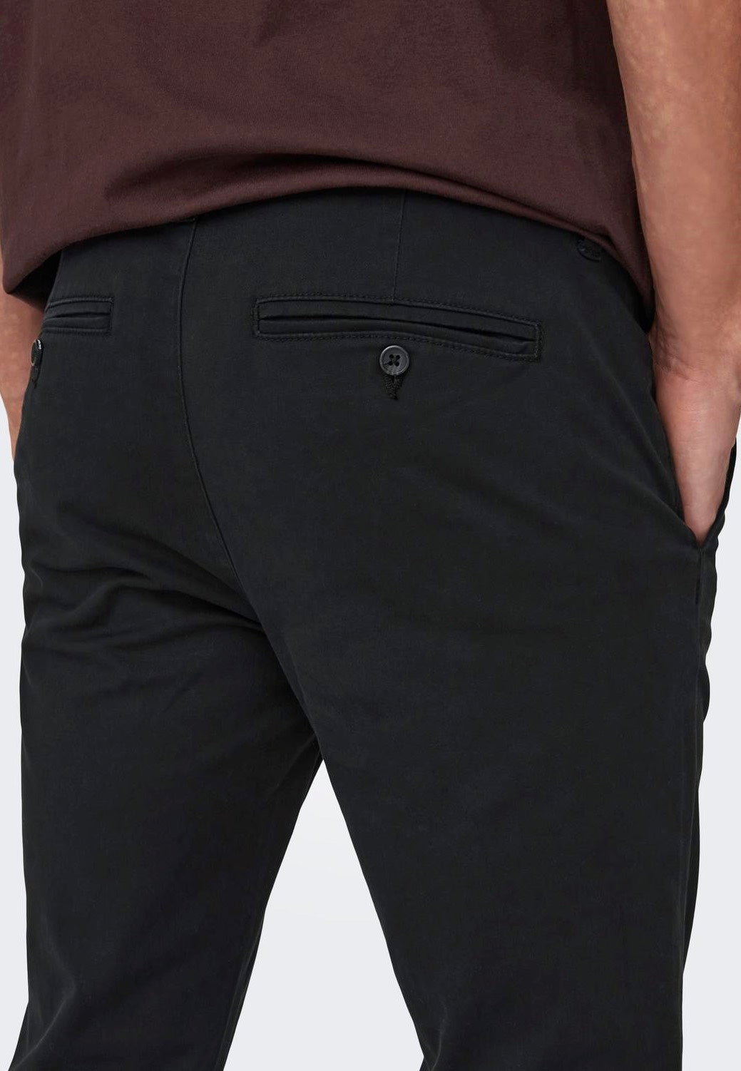 Only & Sons - Pete Slim Chino Black - Pants