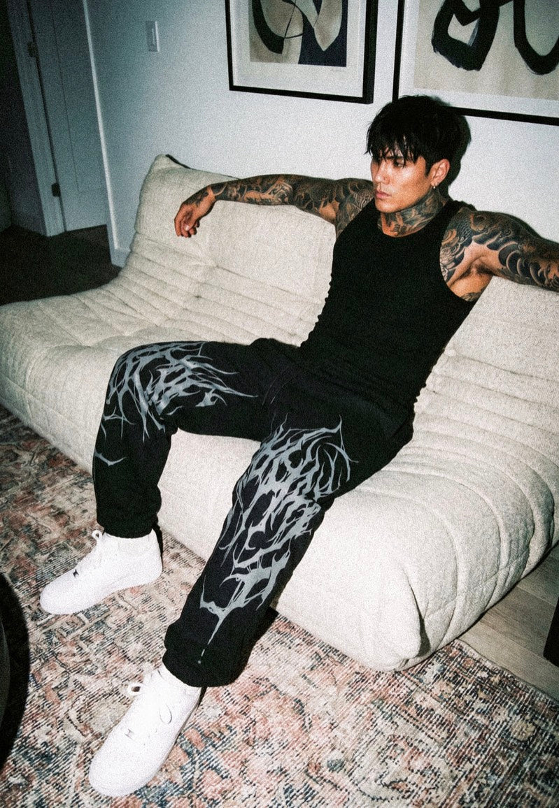 Stay Cold Apparel Reign of Blood Acid Washed Pantalons de jogging
