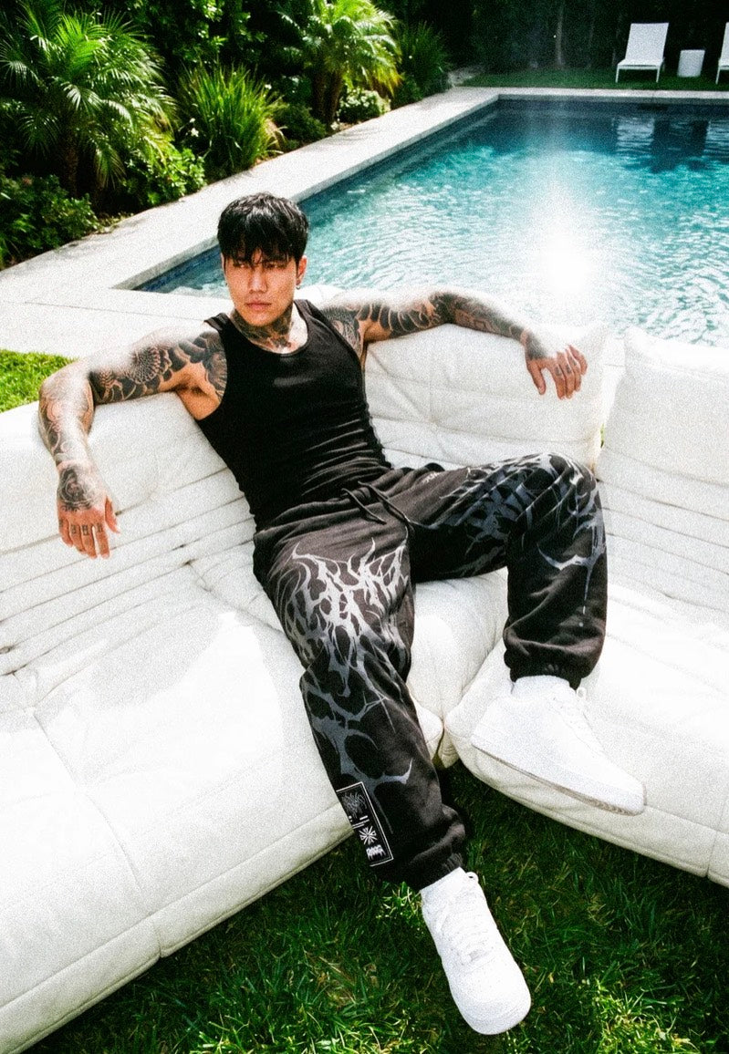 Stay Cold Apparel Reign of Blood Acid Washed Pantalons de jogging